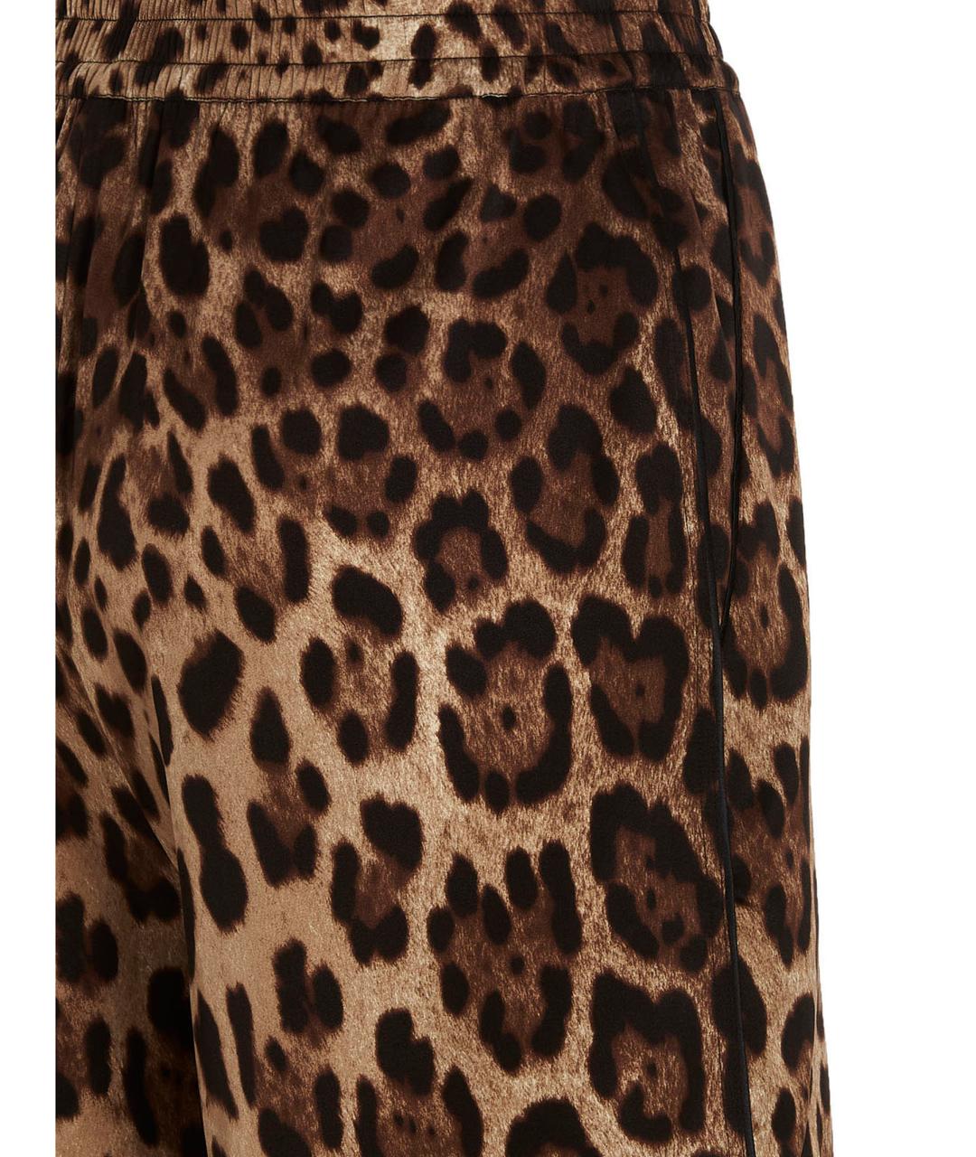 DOLCE&GABBANA Мульти шелковые шорты, фото 4