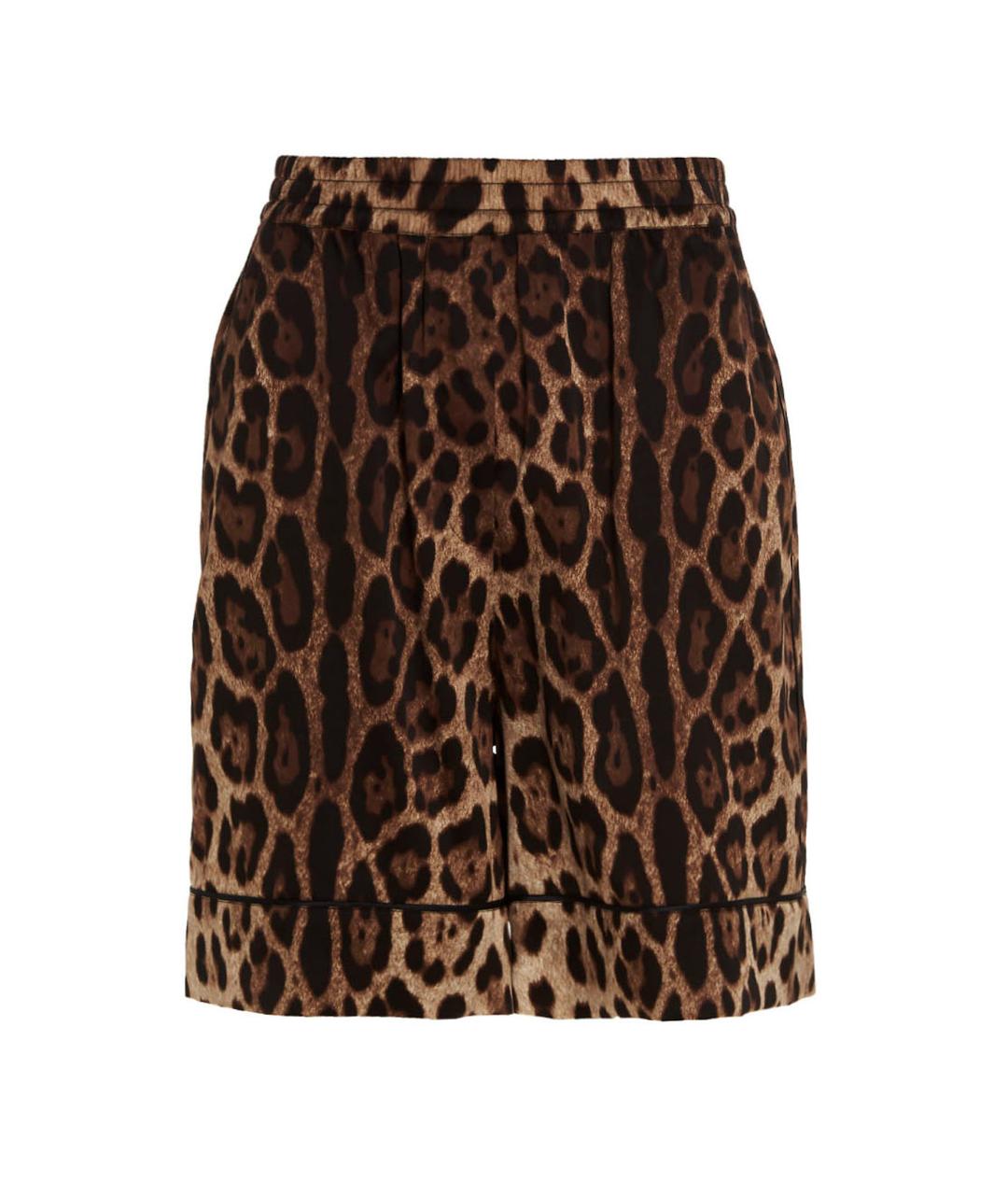 DOLCE&GABBANA Мульти шелковые шорты, фото 1