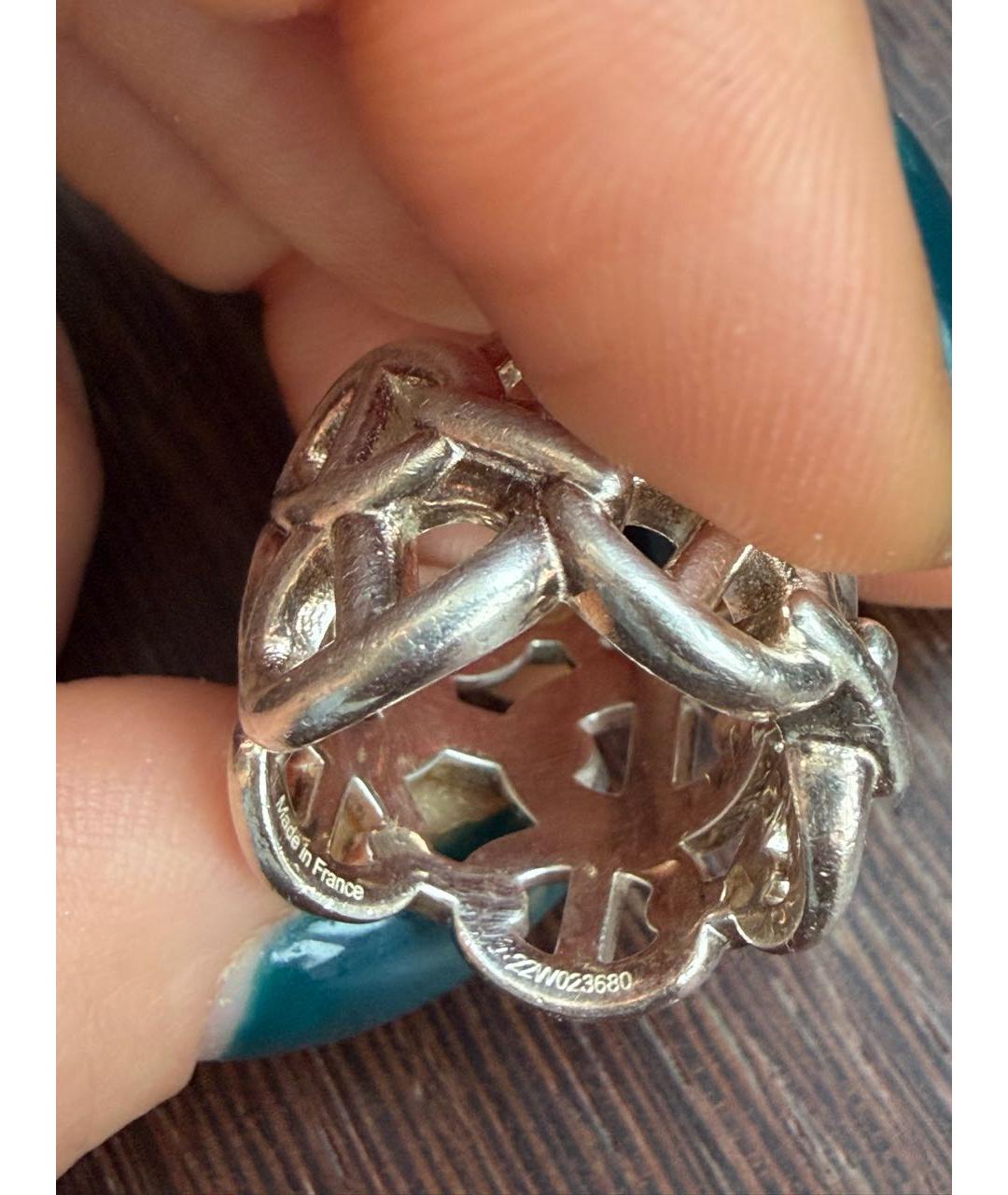 HERMES Серебряное серебряное кольцо, фото 8