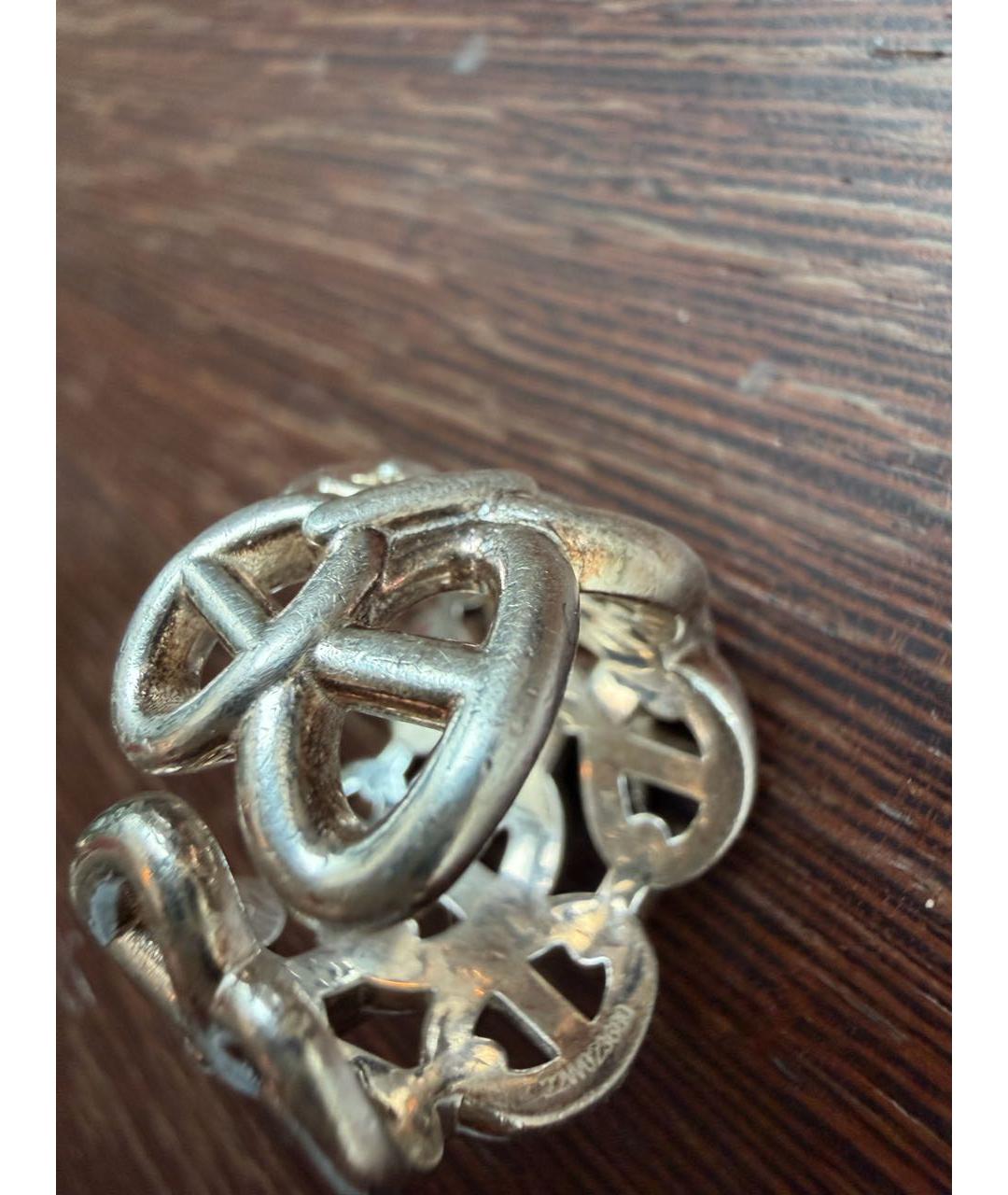 HERMES Серебряное серебряное кольцо, фото 2