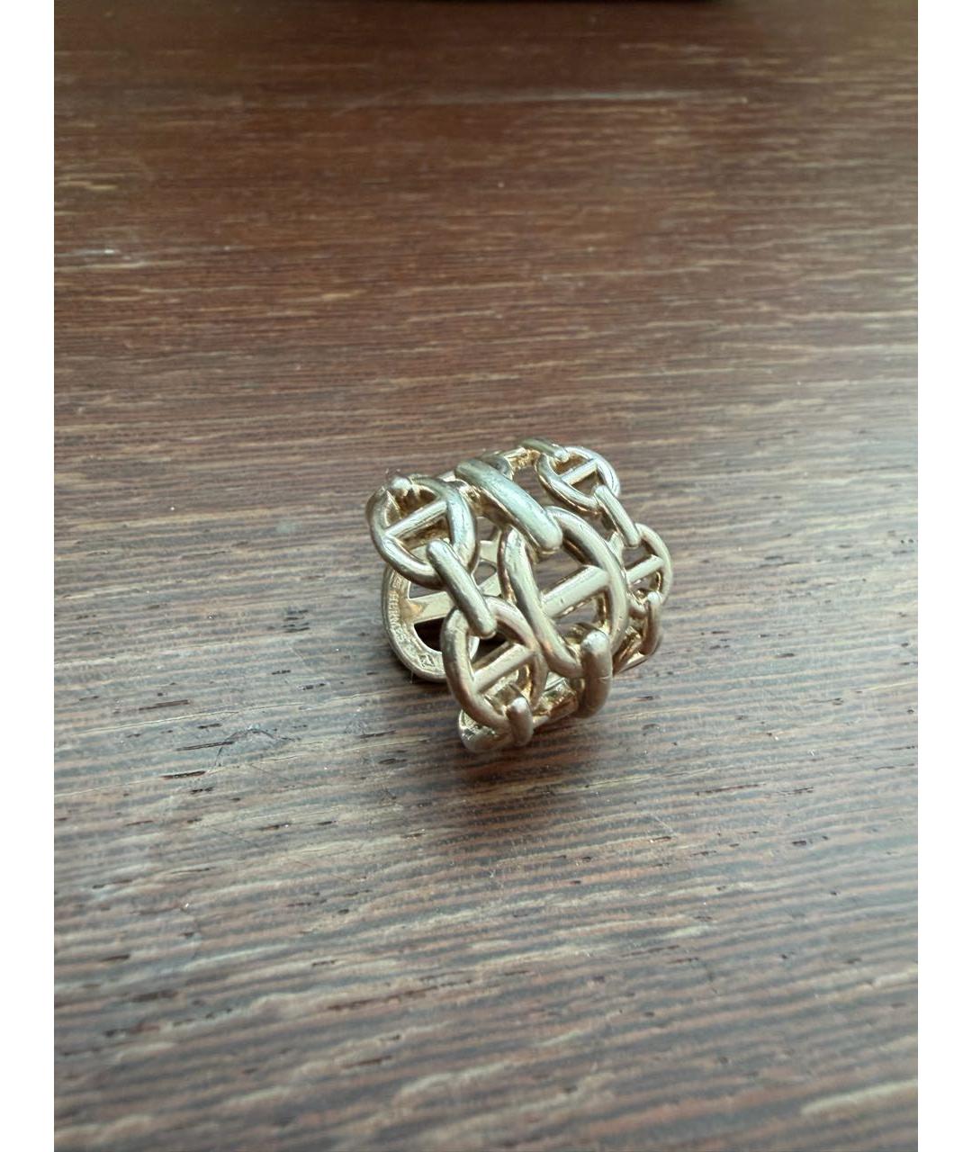 HERMES Серебряное серебряное кольцо, фото 9