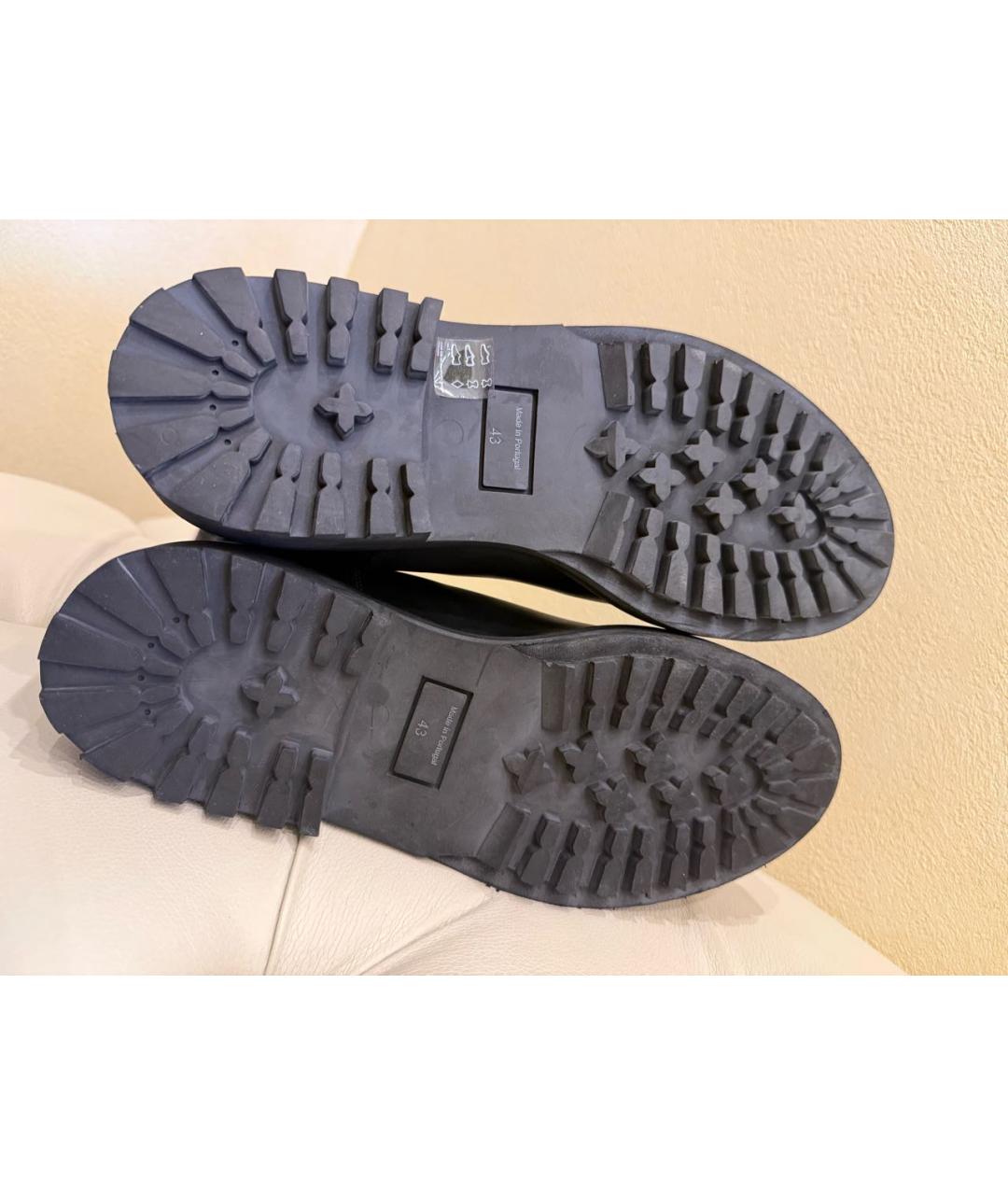 COS Черные кожаные высокие ботинки, фото 5