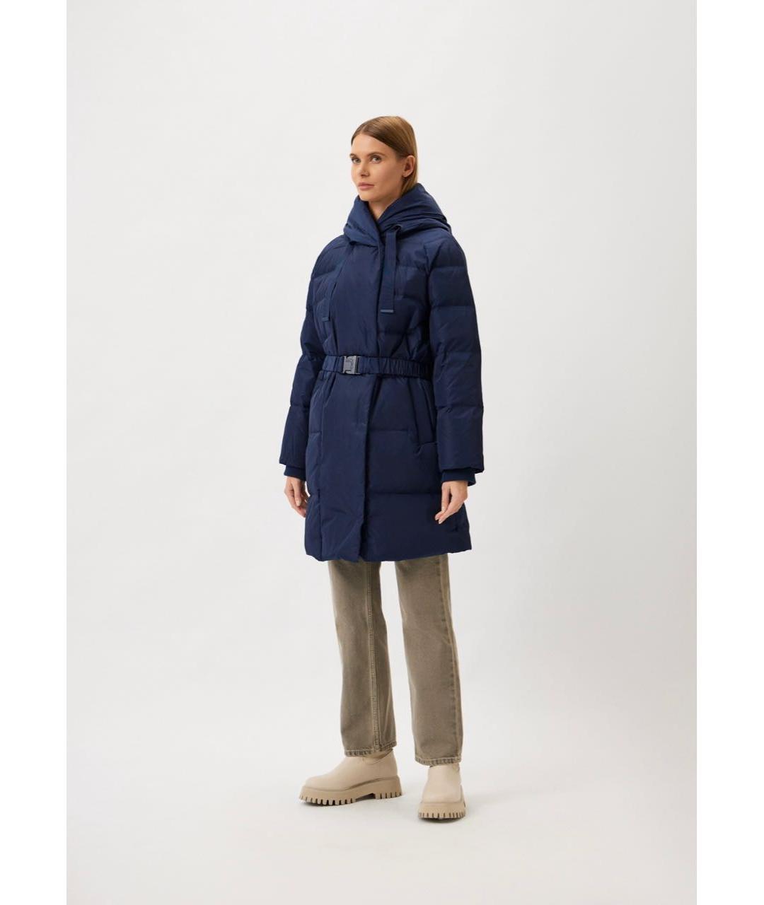 MAX&CO Синий полиамидовый пуховик, фото 5