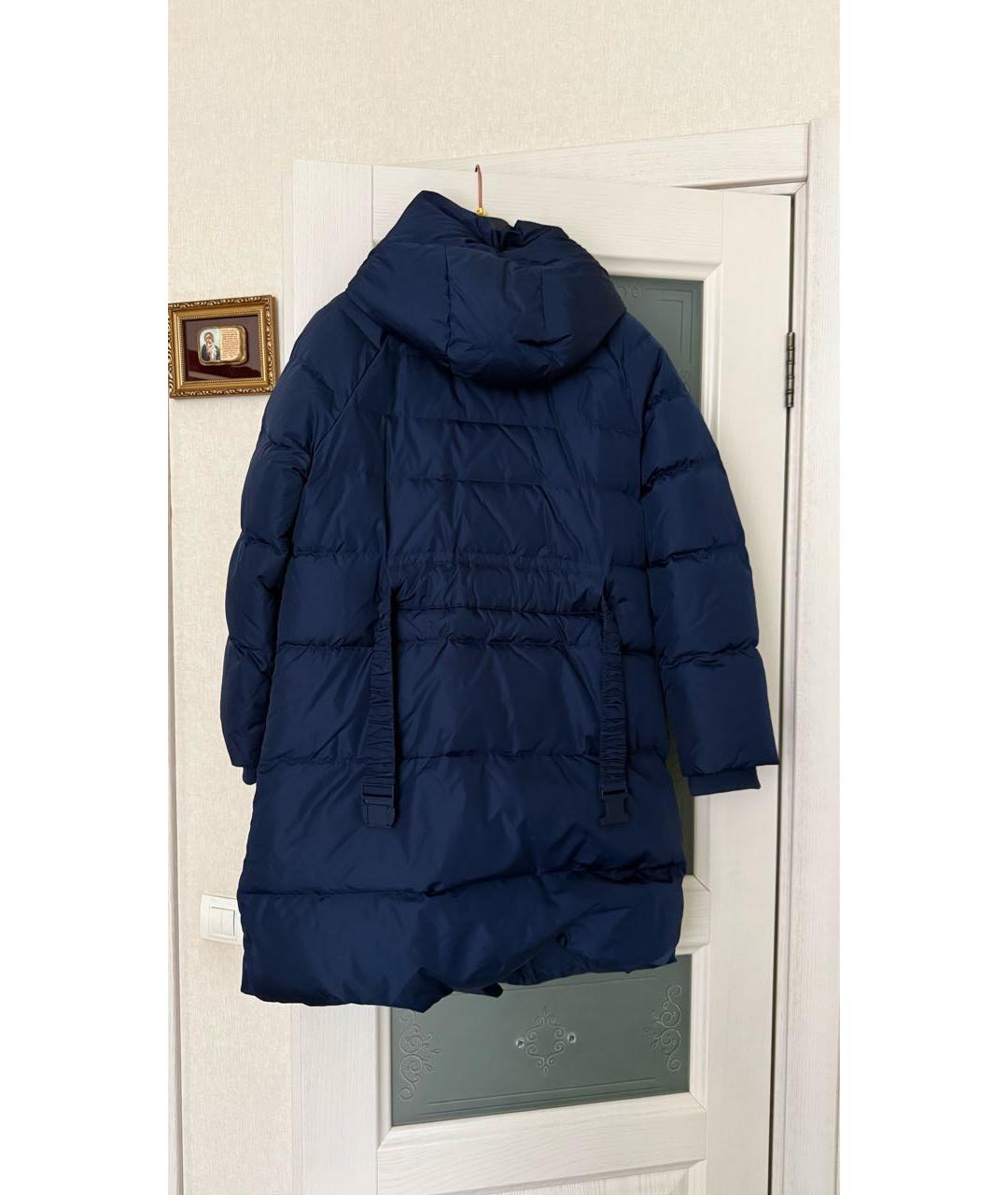 MAX&CO Синий полиамидовый пуховик, фото 3