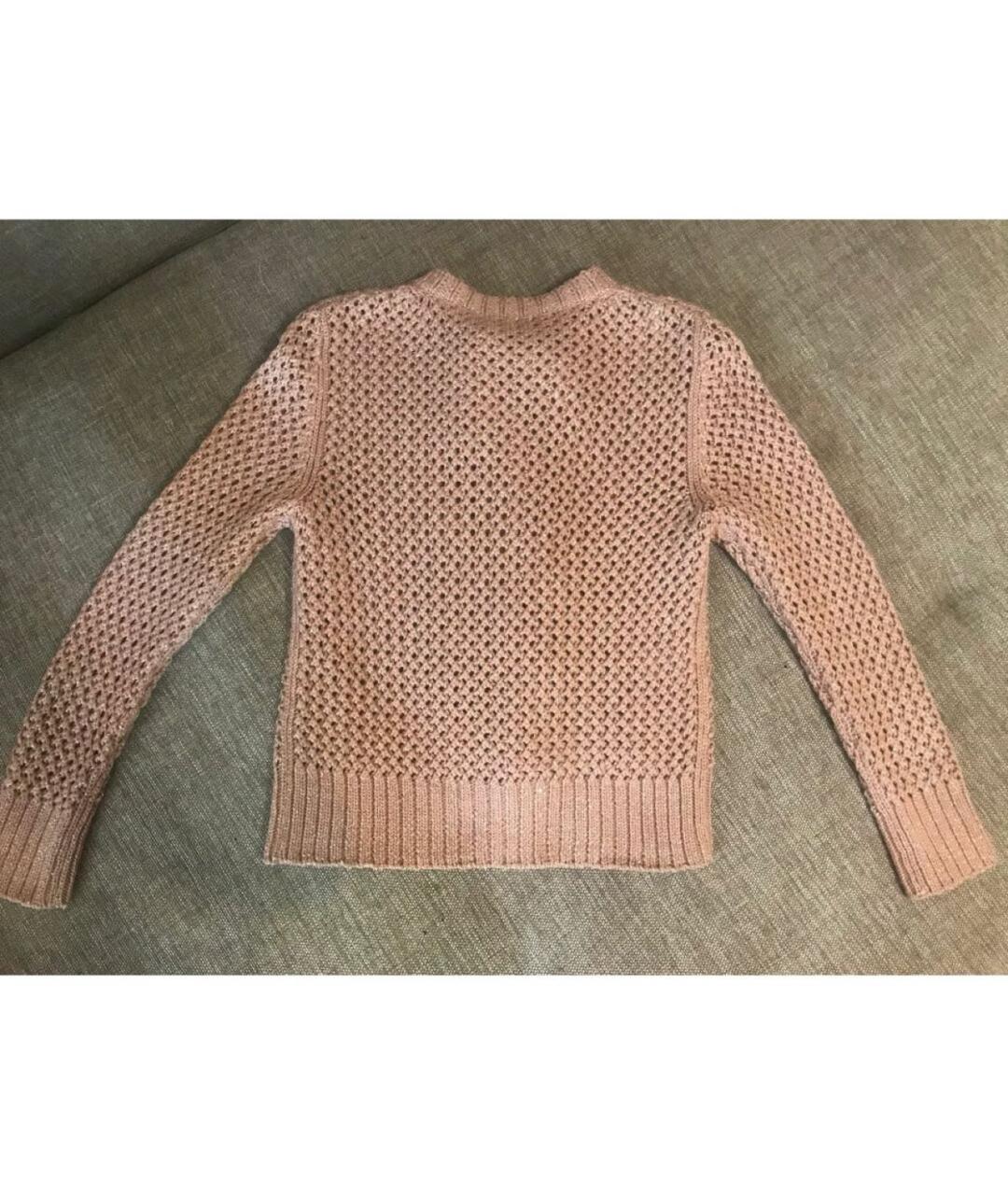 MOSCHINO Бежевый шерстяной джемпер / свитер, фото 3