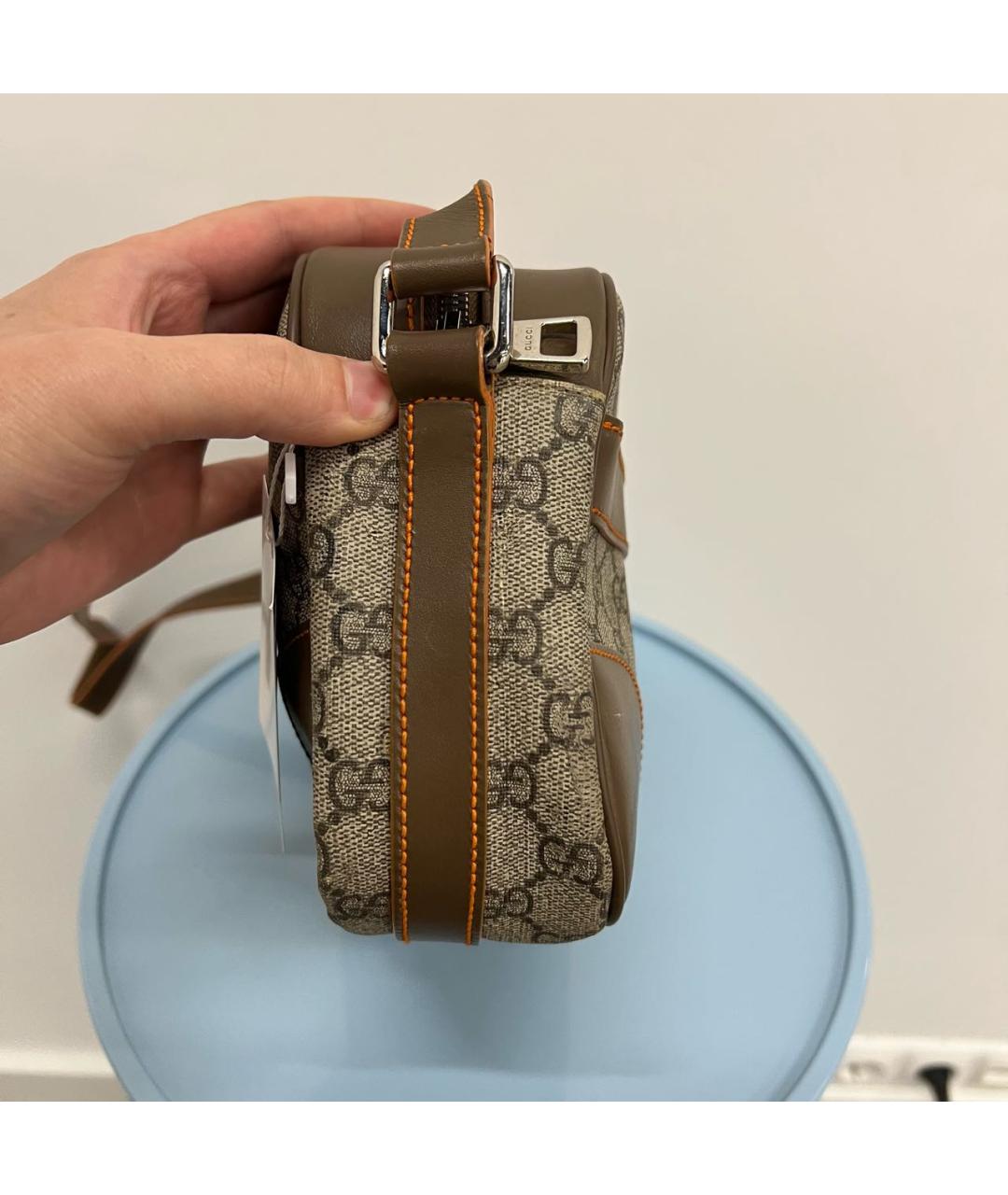 GUCCI Коричневая сумка на плечо, фото 3