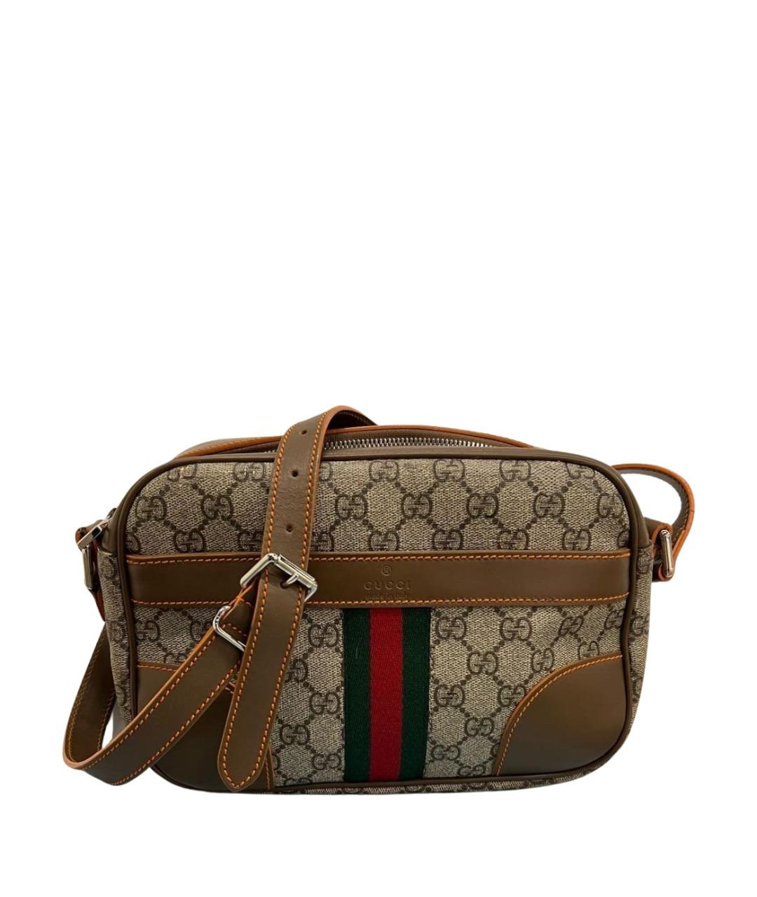 GUCCI Коричневая сумка на плечо, фото 1