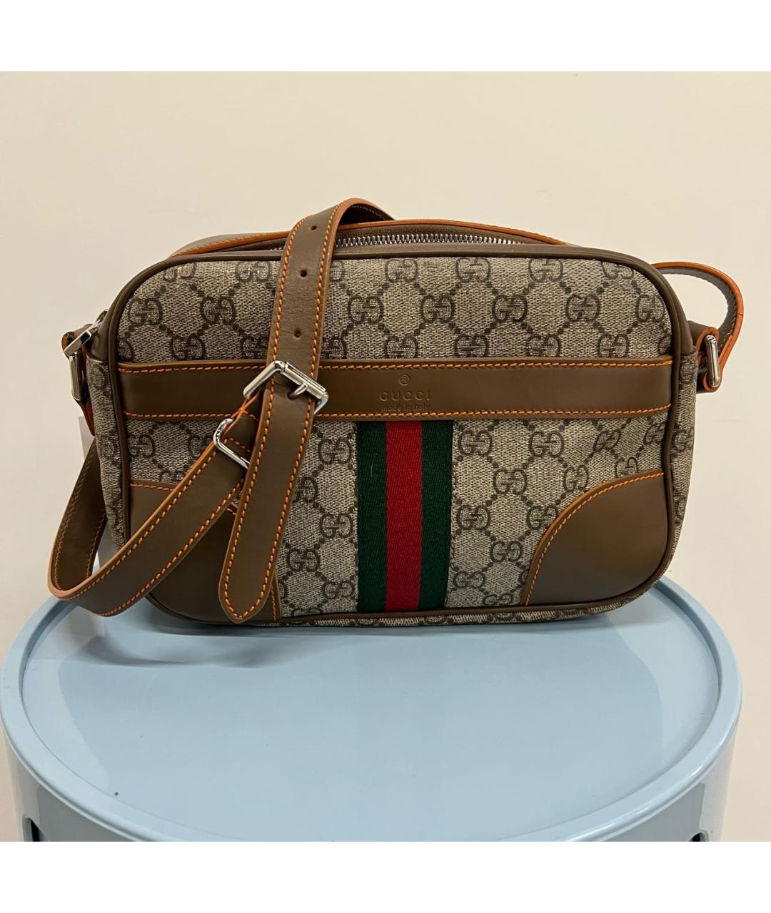 GUCCI Коричневая сумка на плечо, фото 9