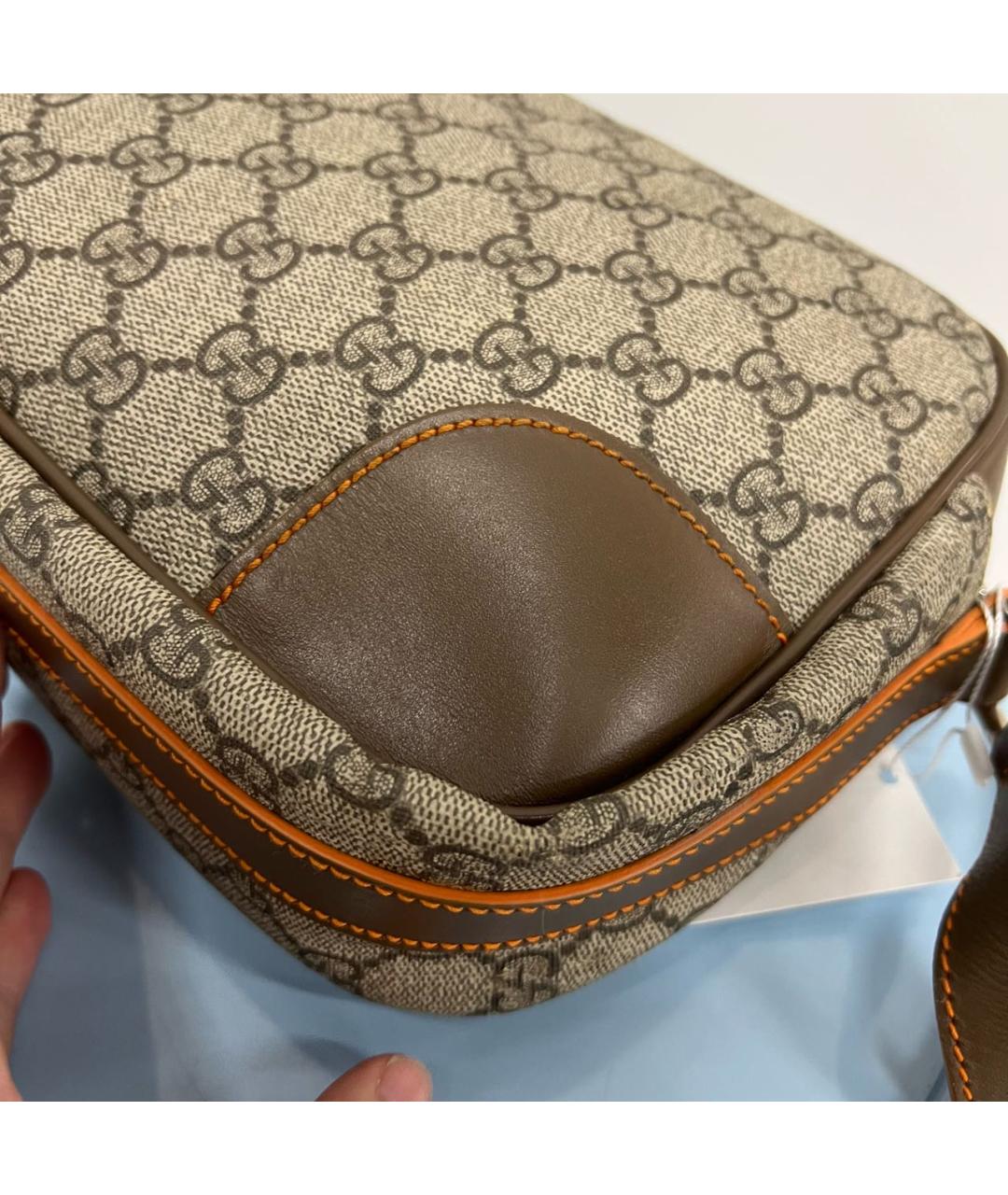 GUCCI Коричневая сумка на плечо, фото 6
