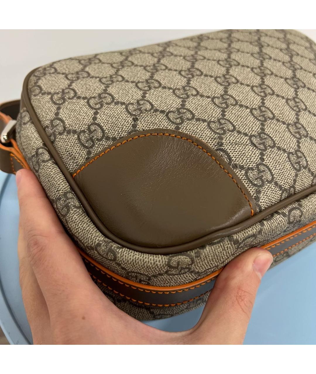 GUCCI Коричневая сумка на плечо, фото 5