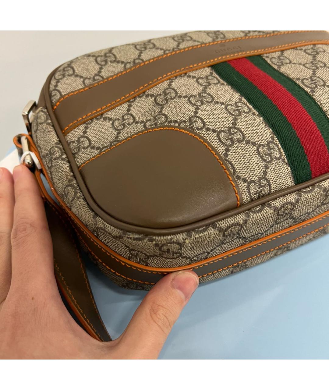 GUCCI Коричневая сумка на плечо, фото 7