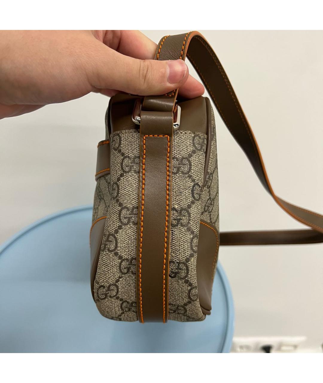 GUCCI Коричневая сумка на плечо, фото 4
