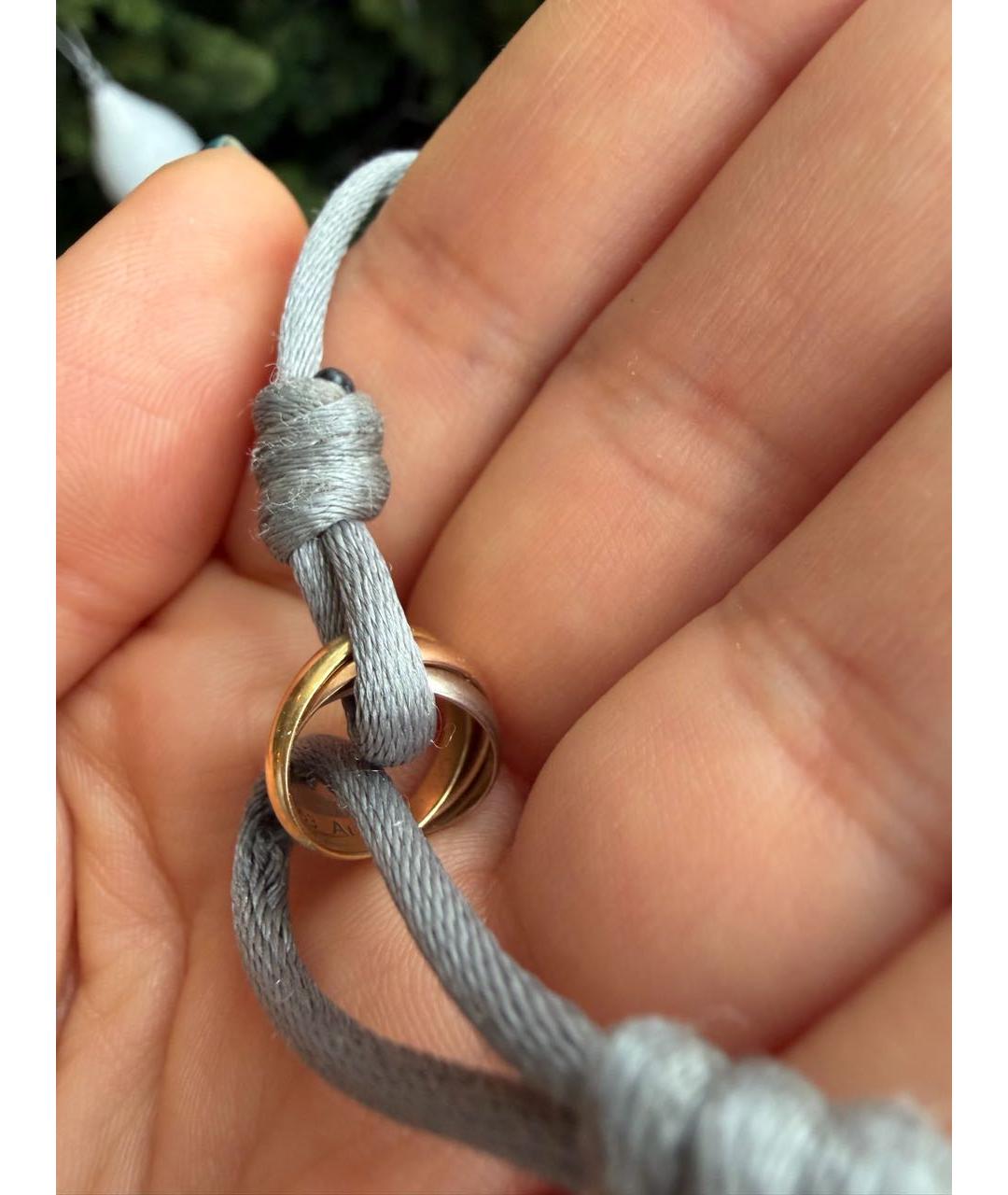 CARTIER Серый браслет из желтого золота, фото 5