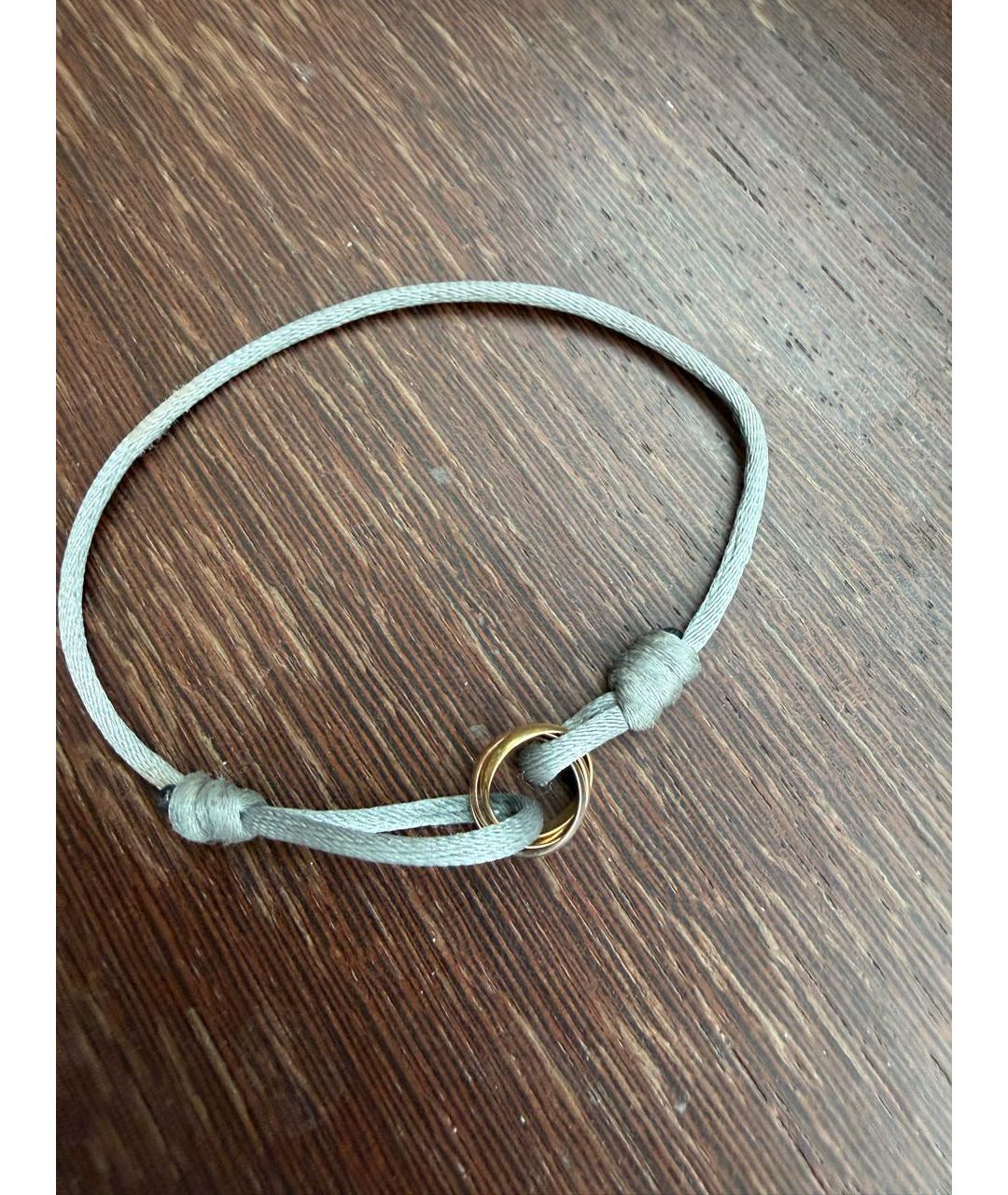 CARTIER Серый браслет из желтого золота, фото 2