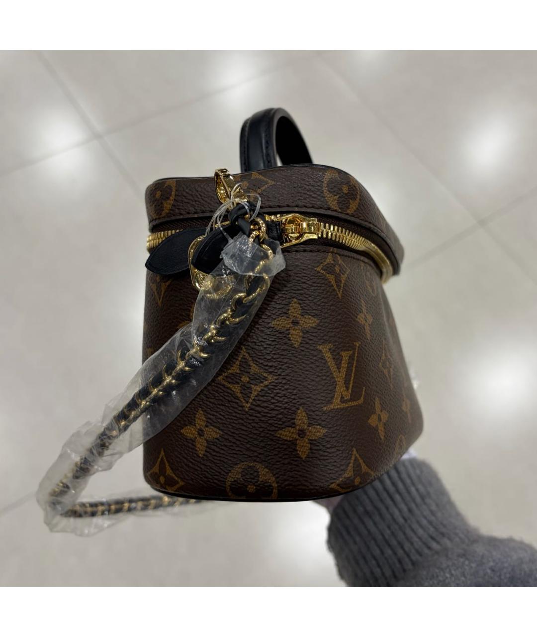 LOUIS VUITTON Коричневая сумка с короткими ручками, фото 3