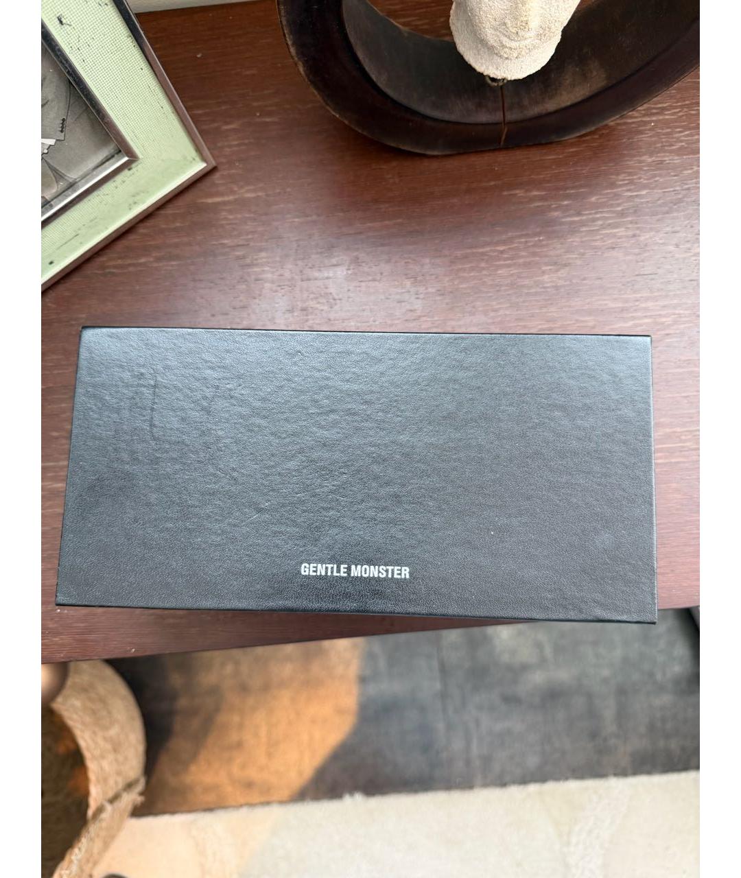 GENTLE MONSTER Хаки пластиковые солнцезащитные очки, фото 4