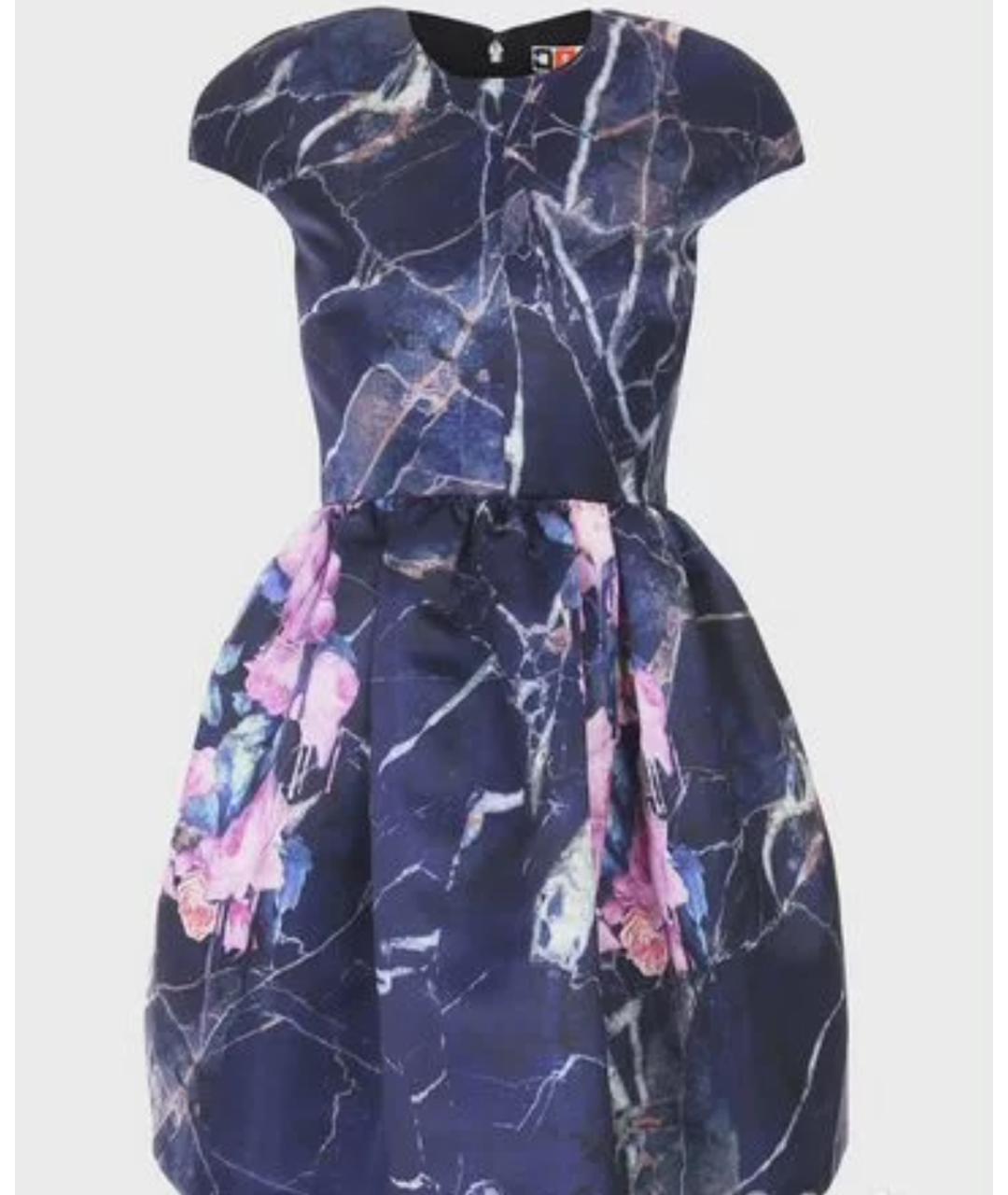 MSGM Мульти полиэстеровое повседневное платье, фото 8