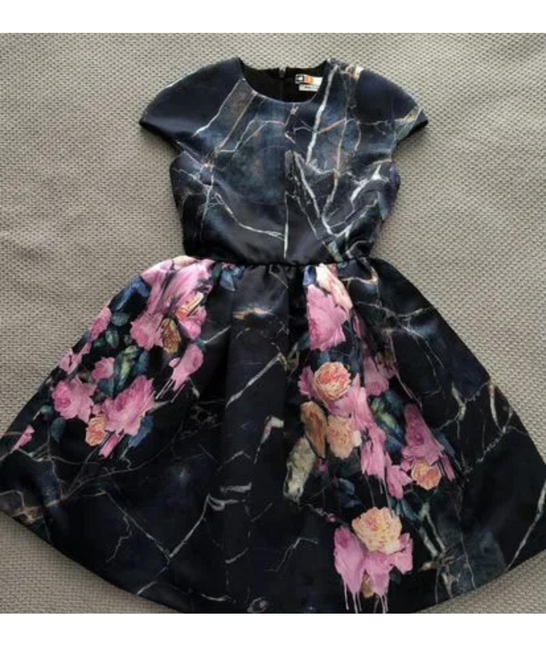 MSGM Мульти полиэстеровое повседневное платье, фото 3