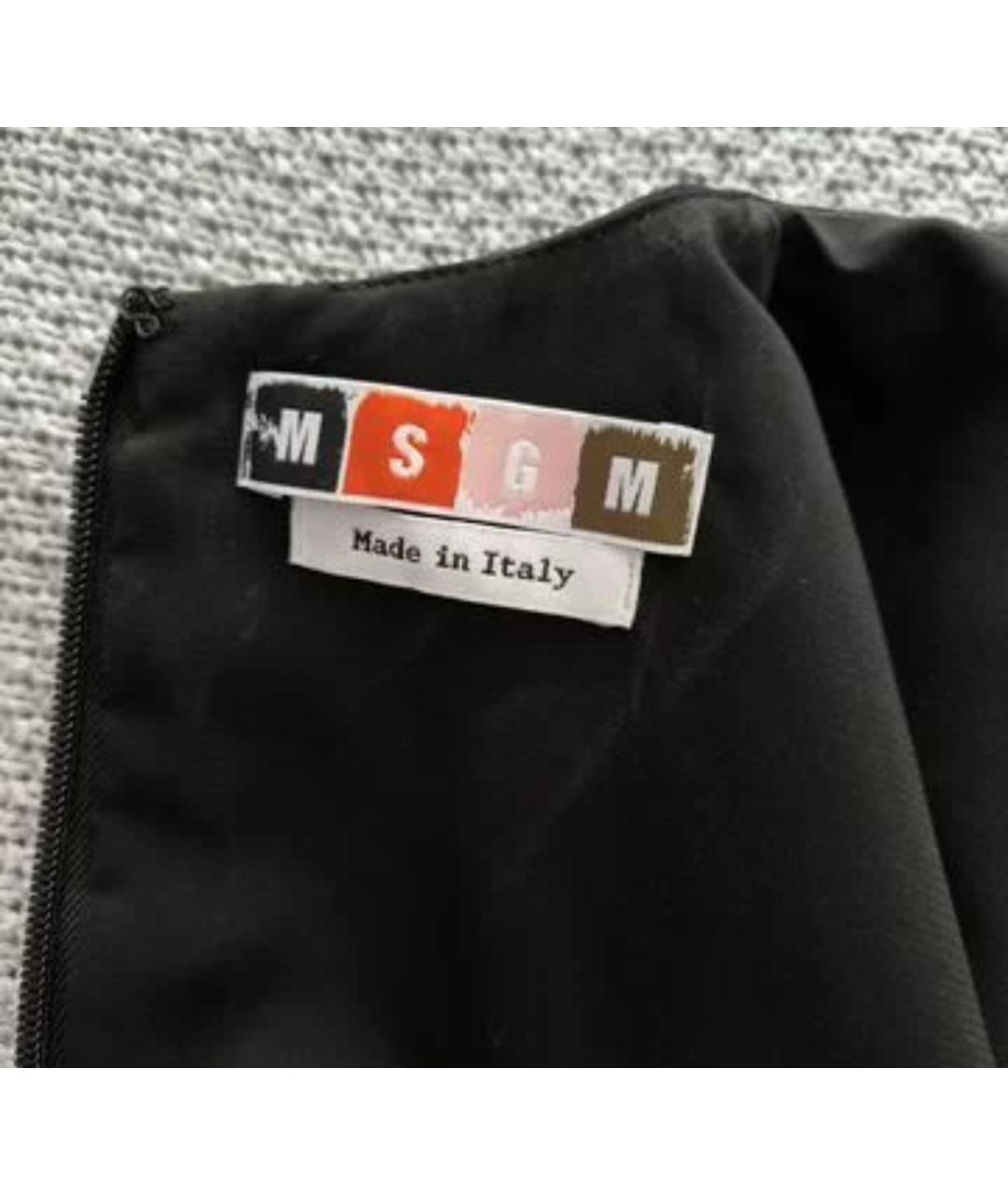 MSGM Мульти полиэстеровое повседневное платье, фото 6