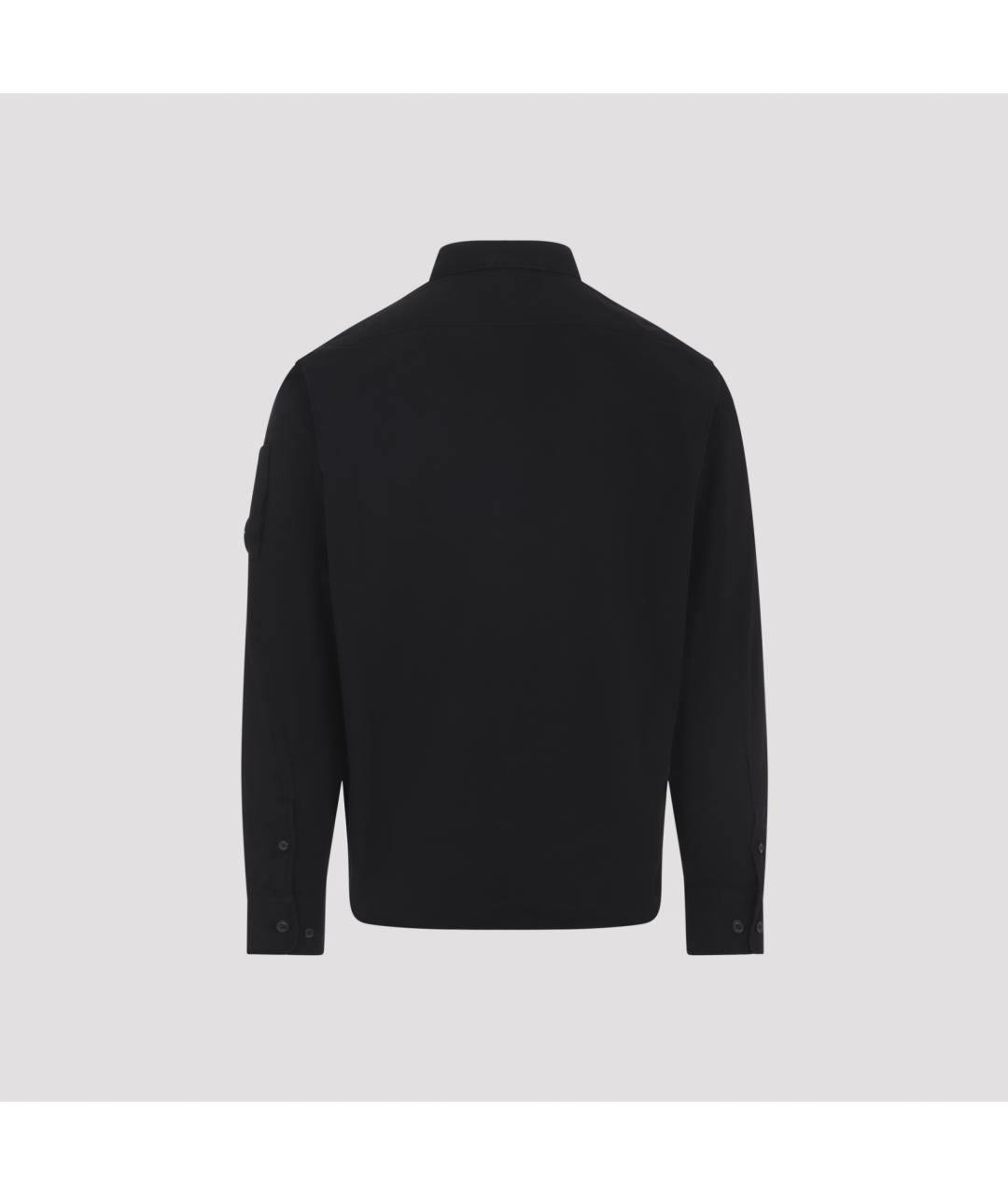 CP COMPANY Черная хлопковая кэжуал рубашка, фото 3