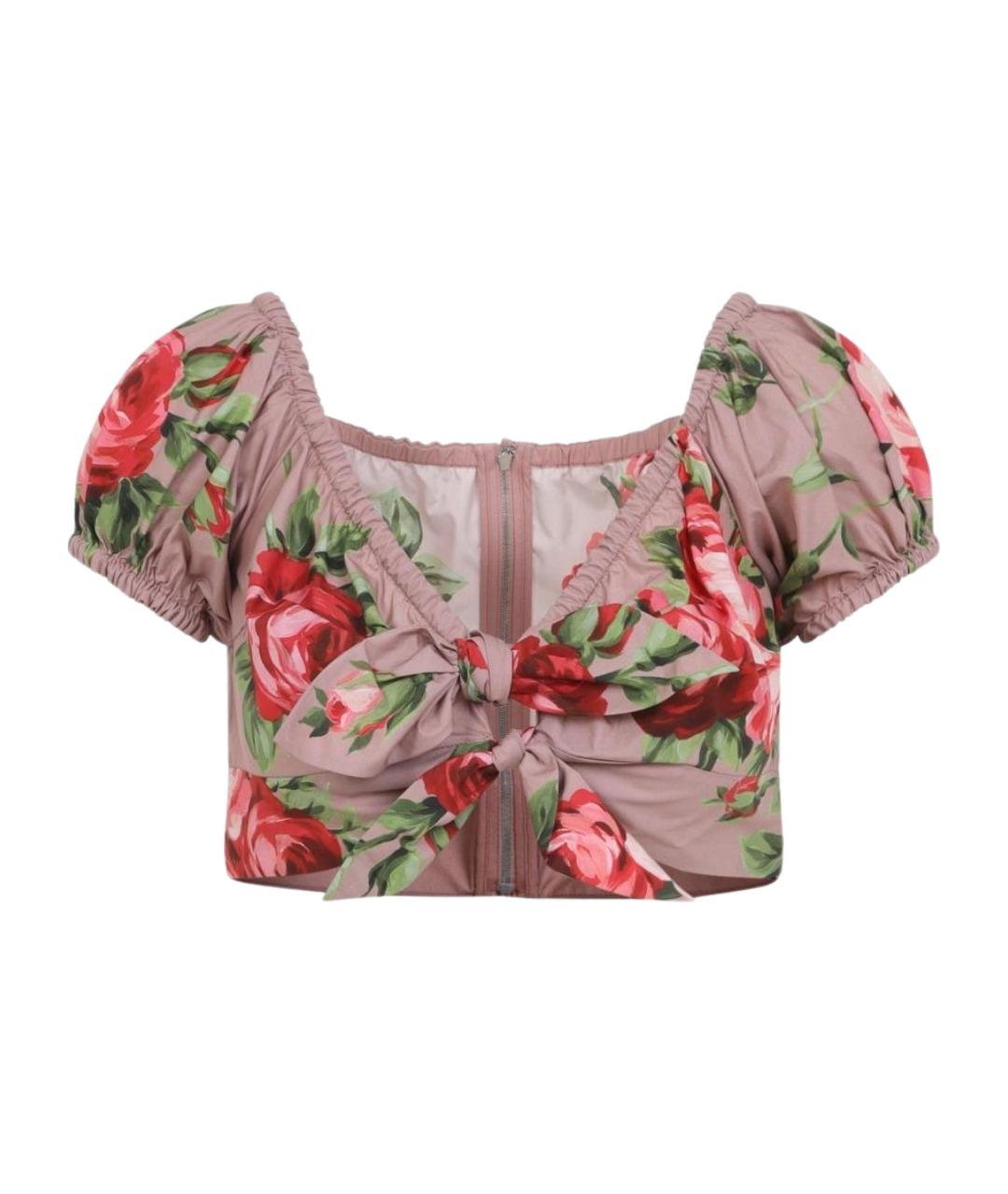 DOLCE&GABBANA Мульти хлопковая блузы, фото 1