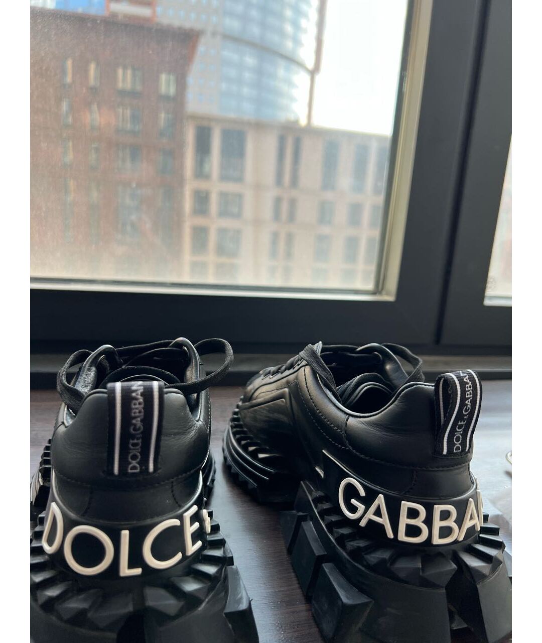 DOLCE&GABBANA Черные кроссовки, фото 5
