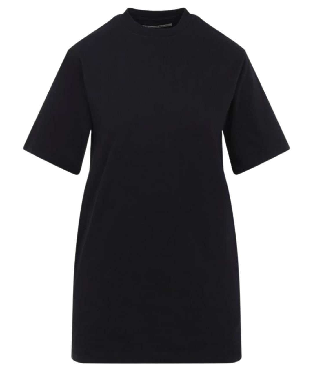 PHOEBE PHILO Черная хлопковая футболка, фото 1