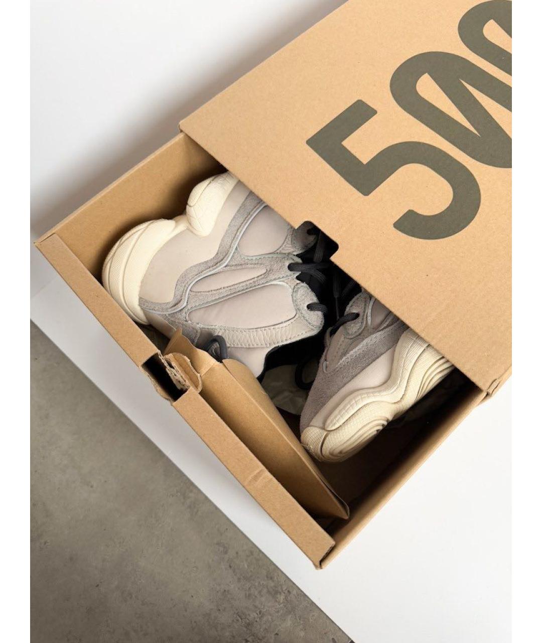 ADIDAS YEEZY Серые кеды, фото 5