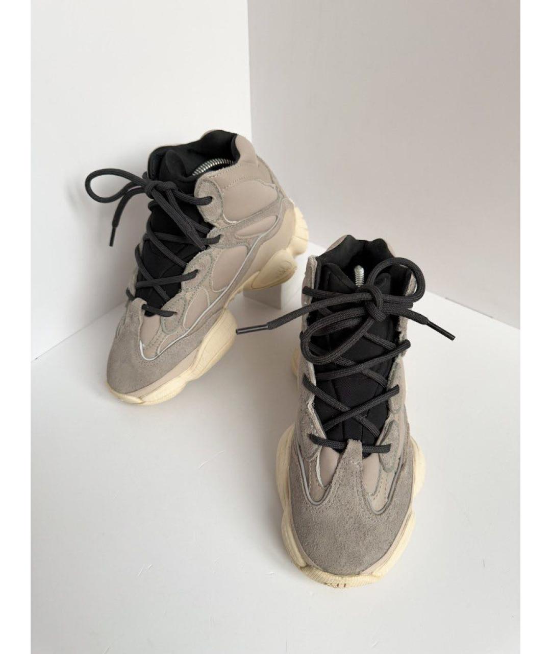 ADIDAS YEEZY Серые кеды, фото 3