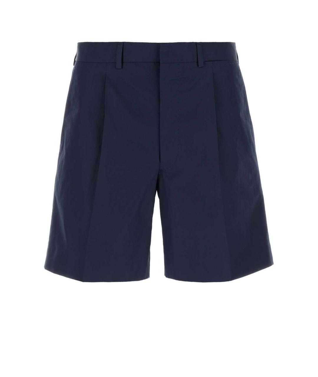 PRADA Синие хлопковые шорты, фото 1