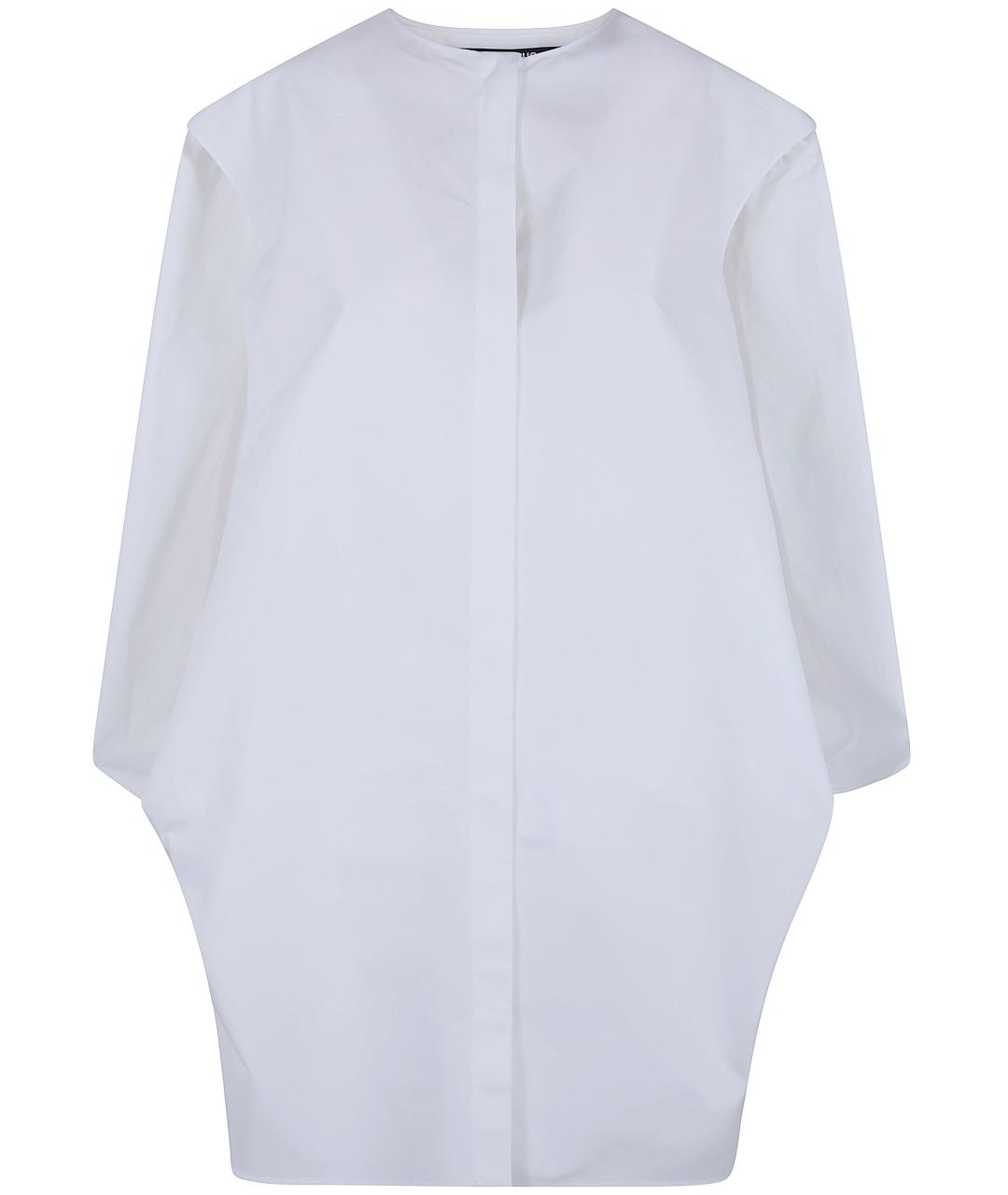 JACQUEMUS Белая хлопковая рубашка, фото 1