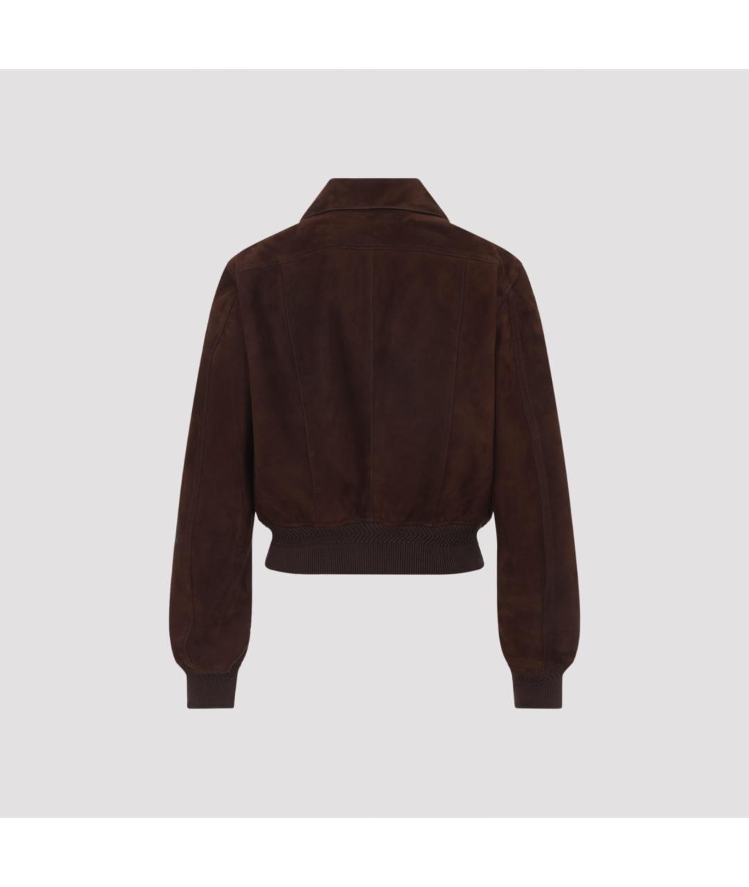 TOM FORD Коричневая замшевая куртка, фото 3