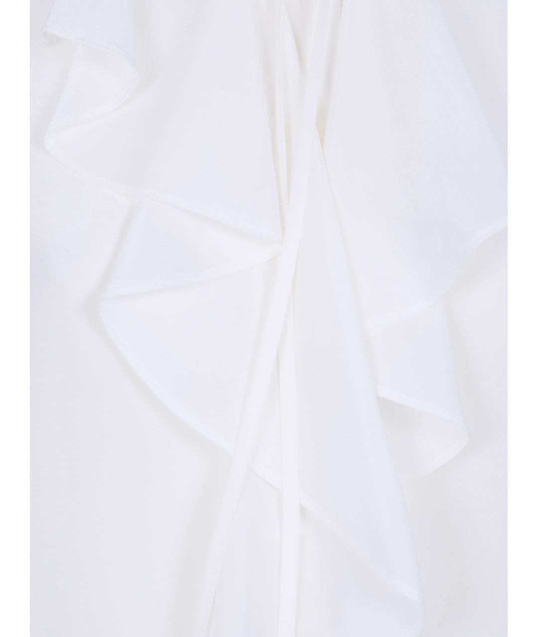 MAX MARA STUDIO Белая шелковая рубашка, фото 3