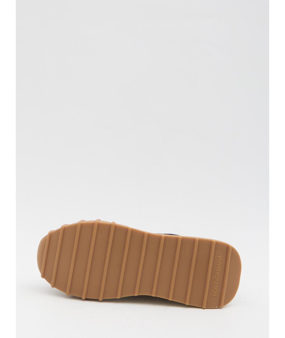 DOLCE&GABBANA Мульти текстильные кроссовки, фото 4