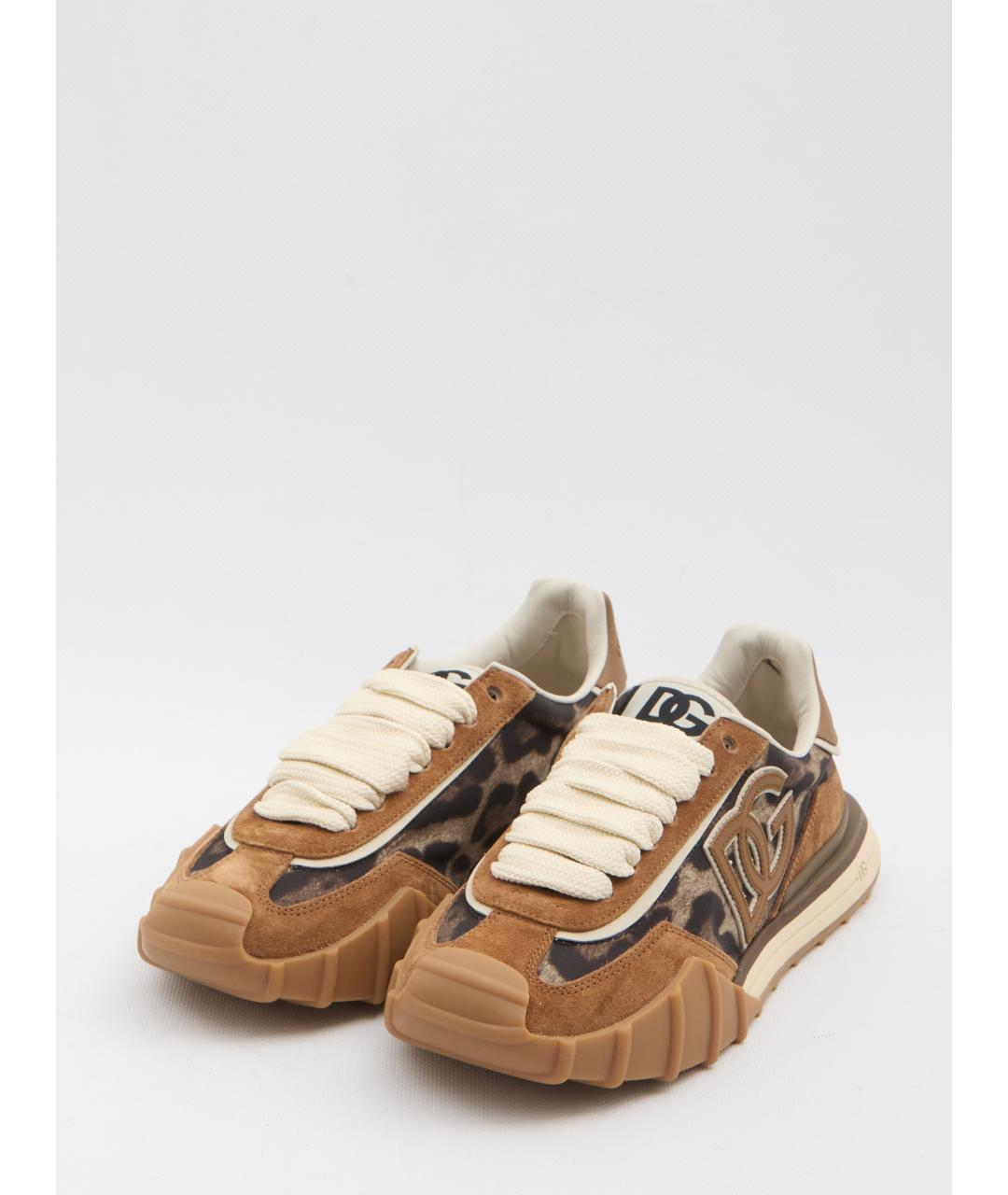 DOLCE&GABBANA Мульти текстильные кроссовки, фото 2