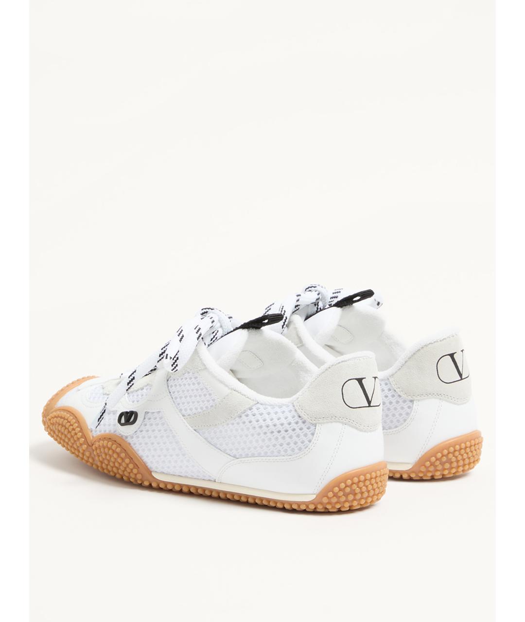 VALENTINO Белые синтетические кроссовки, фото 5