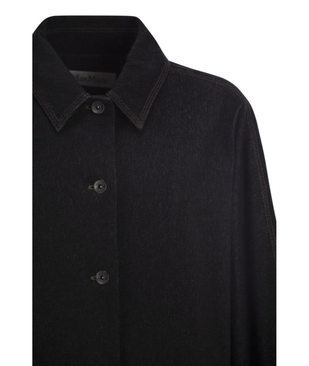 MAX MARA Темно-синяя хлопковая куртка, фото 4