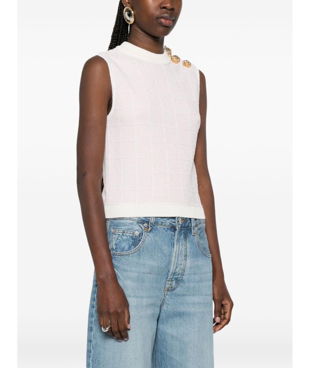 BALMAIN Розовая хлопковая футболка, фото 3