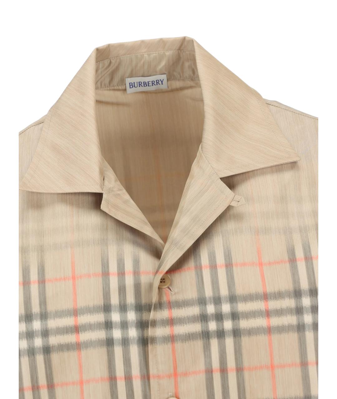BURBERRY Бежевая кэжуал рубашка, фото 4