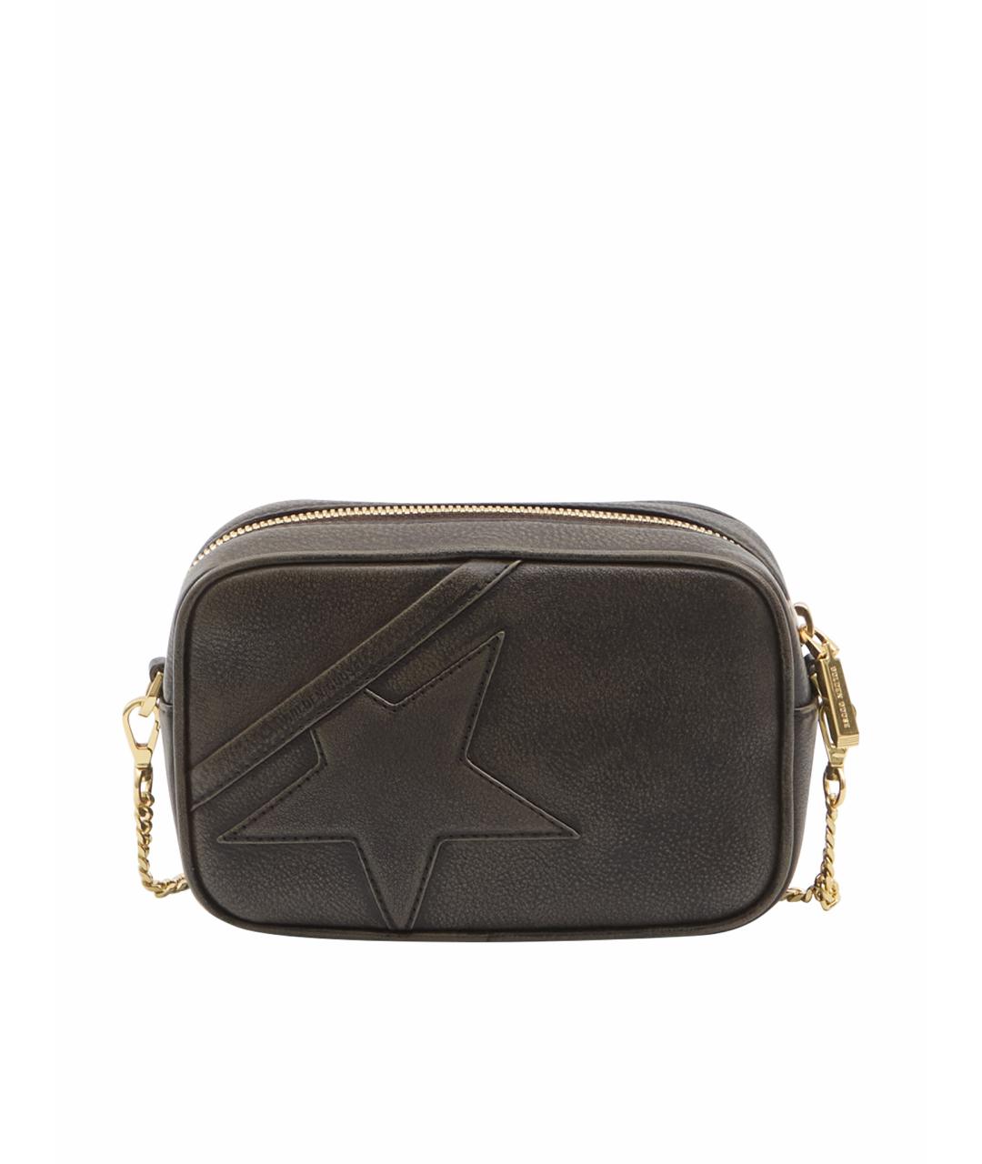 GOLDEN GOOSE DELUXE BRAND Коричневая кожаная сумка через плечо, фото 1