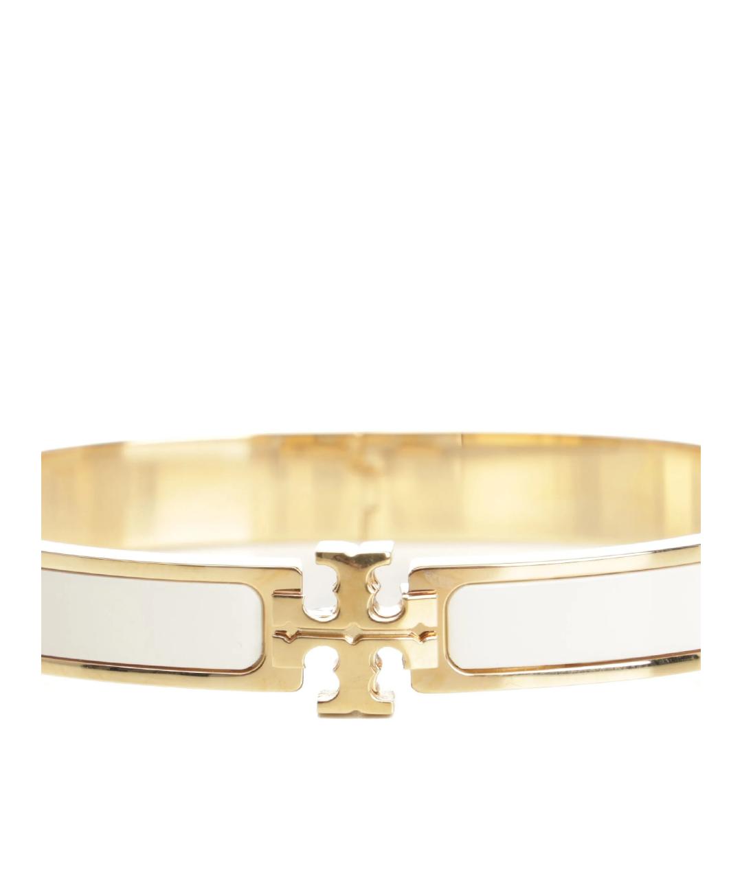 TORY BURCH Белый металлический браслет, фото 3