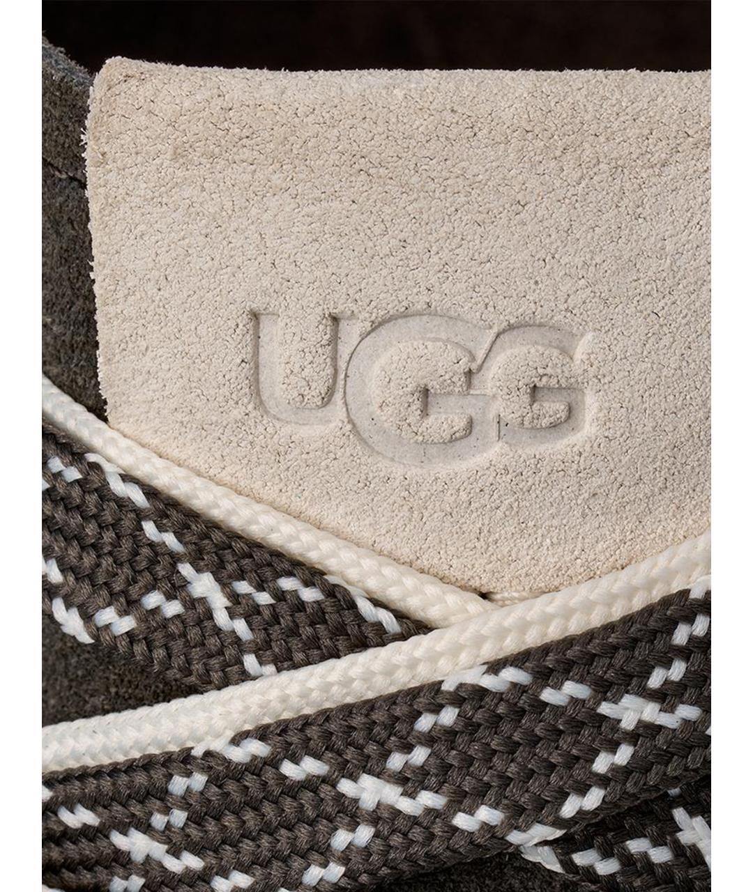 UGG AUSTRALIA Серые текстильные кроссовки, фото 3