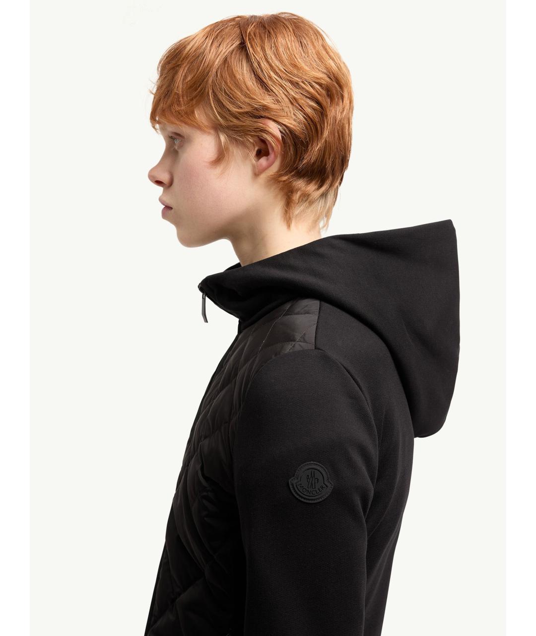 MONCLER Черная куртка, фото 3