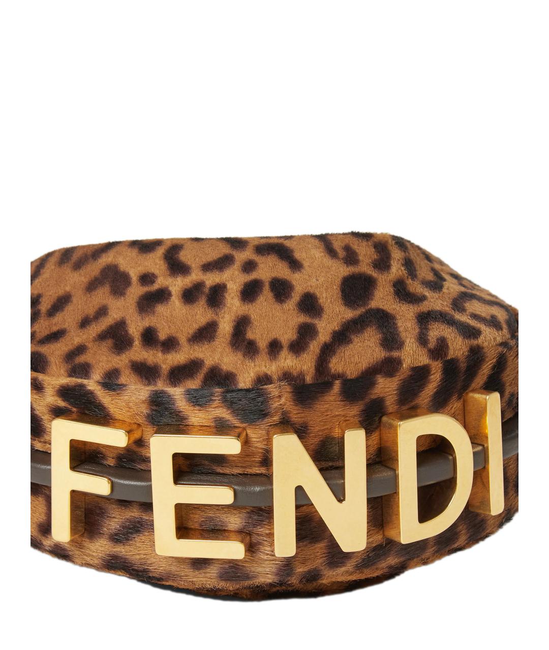 FENDI Мульти меховая сумка через плечо, фото 4