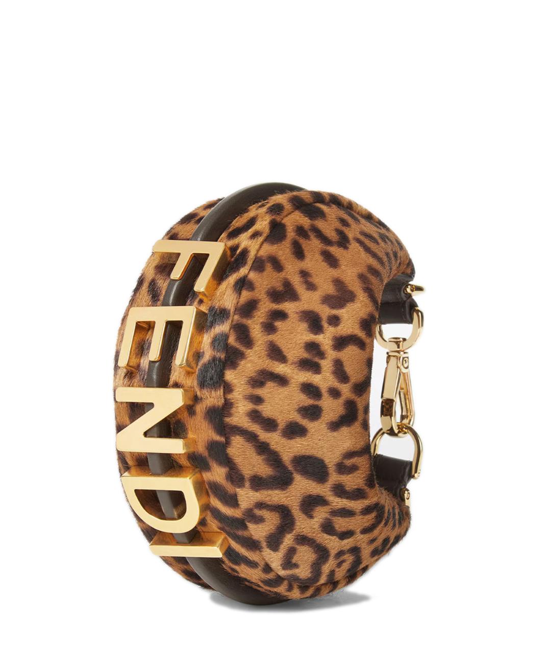 FENDI Мульти меховая сумка через плечо, фото 1