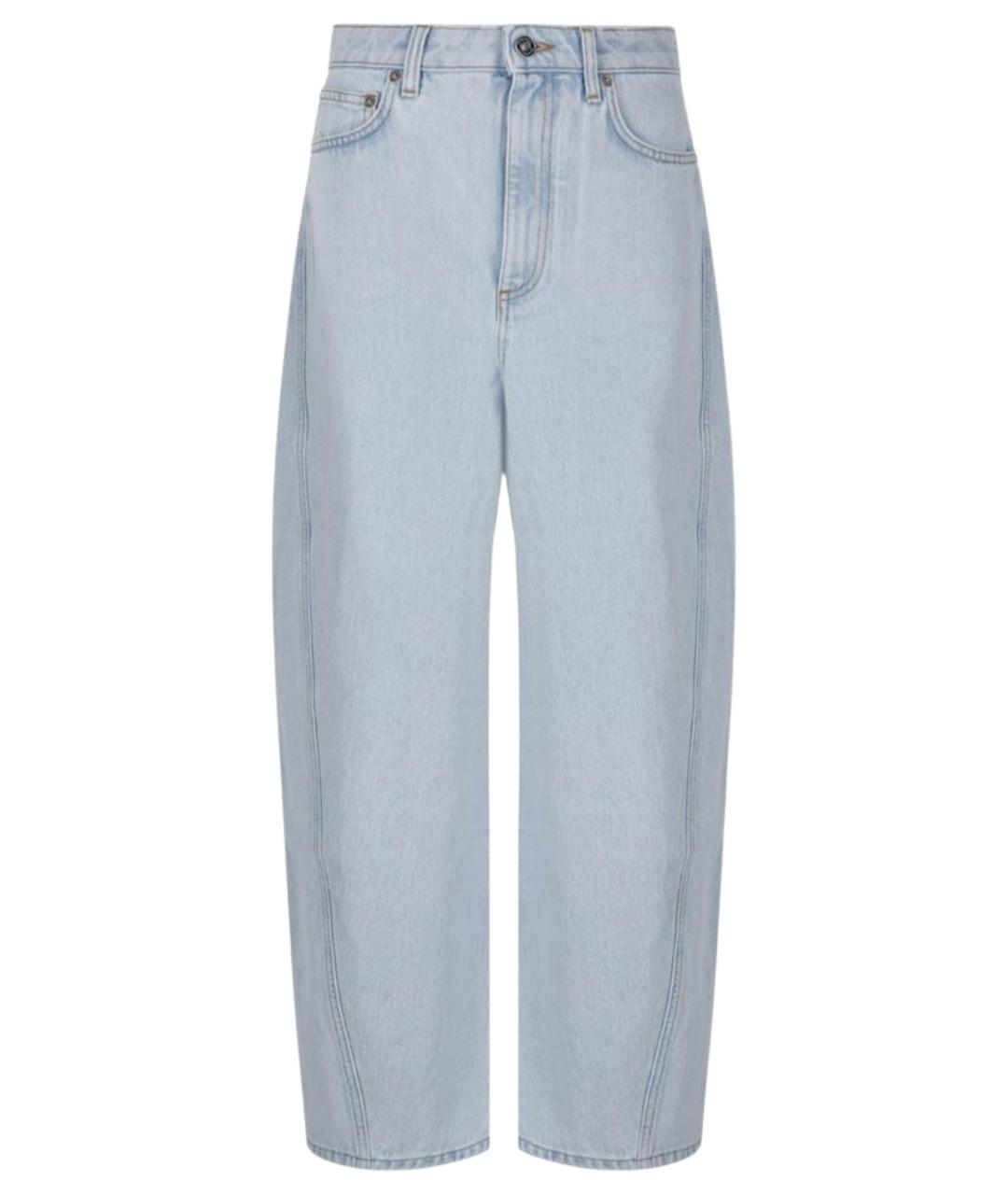 GIVENCHY Голубые хлопковые прямые джинсы, фото 1