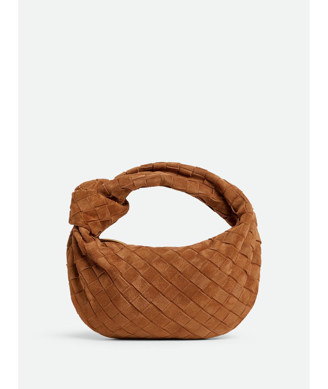 BOTTEGA VENETA Коричневая замшевая сумка через плечо, фото 5