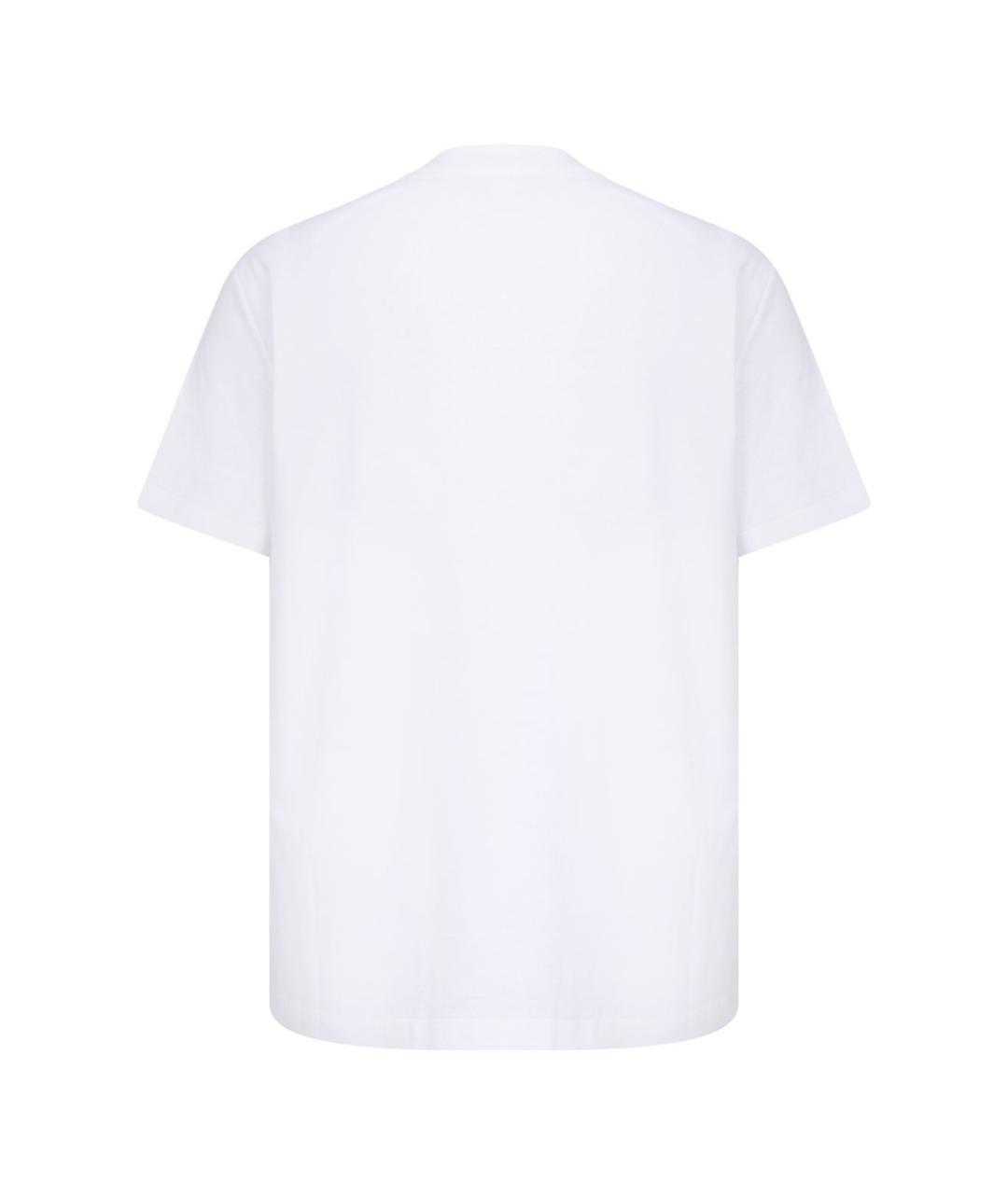 VERSACE Белая хлопковая футболка, фото 2