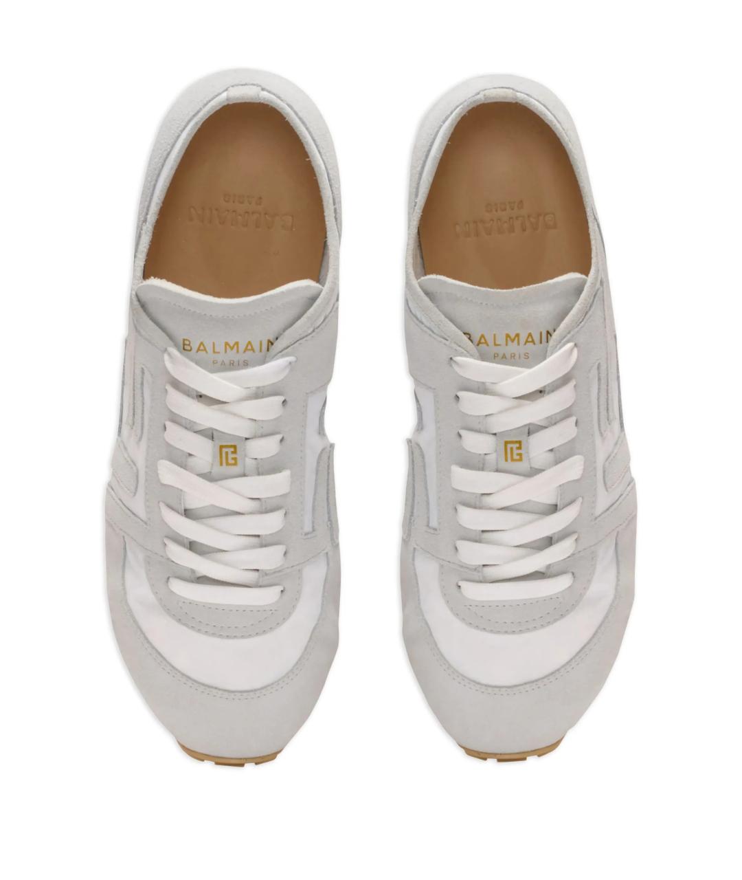 BALMAIN Мульти кожаные кроссовки, фото 4