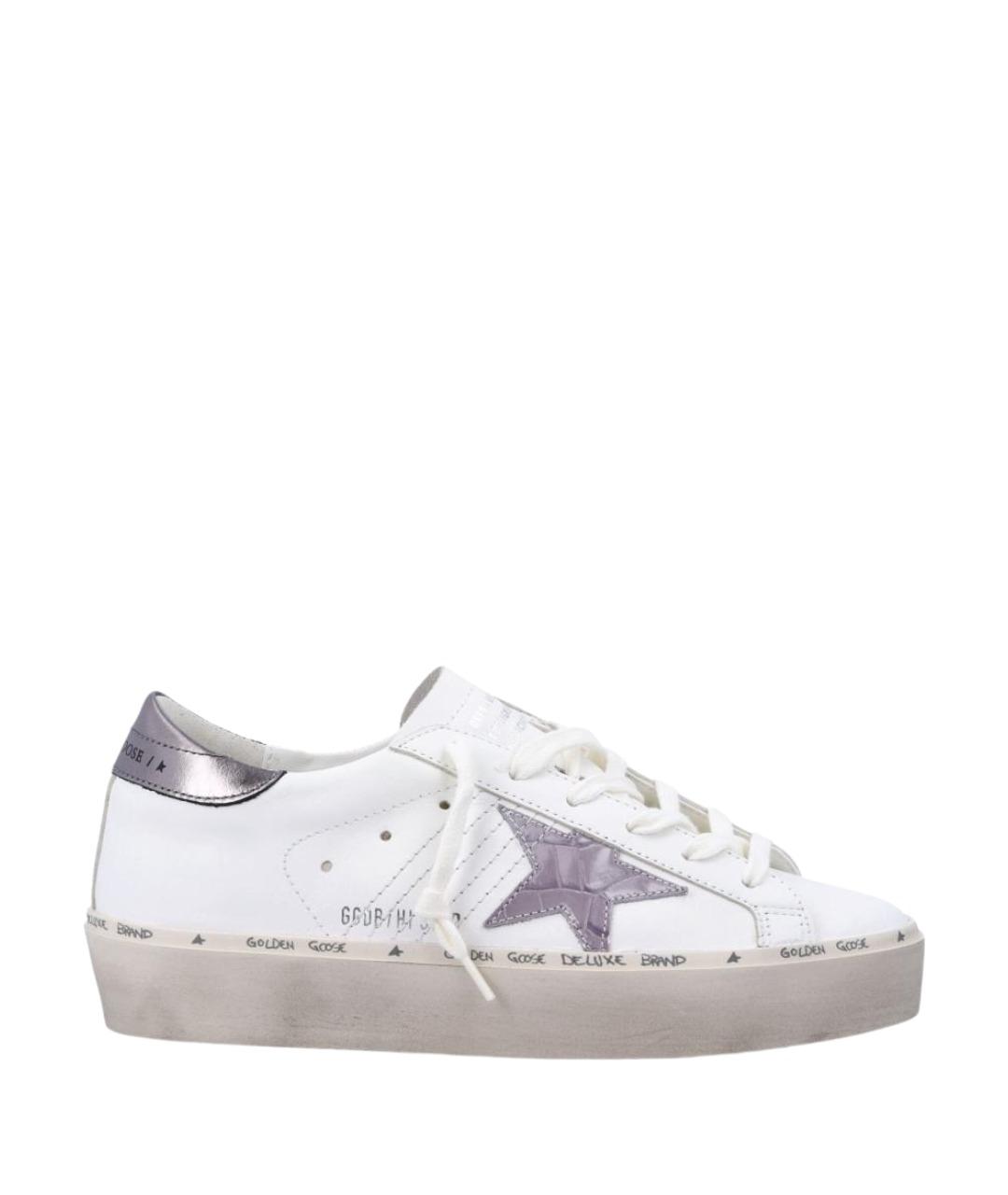 GOLDEN GOOSE DELUXE BRAND Белые кожаные кеды, фото 1